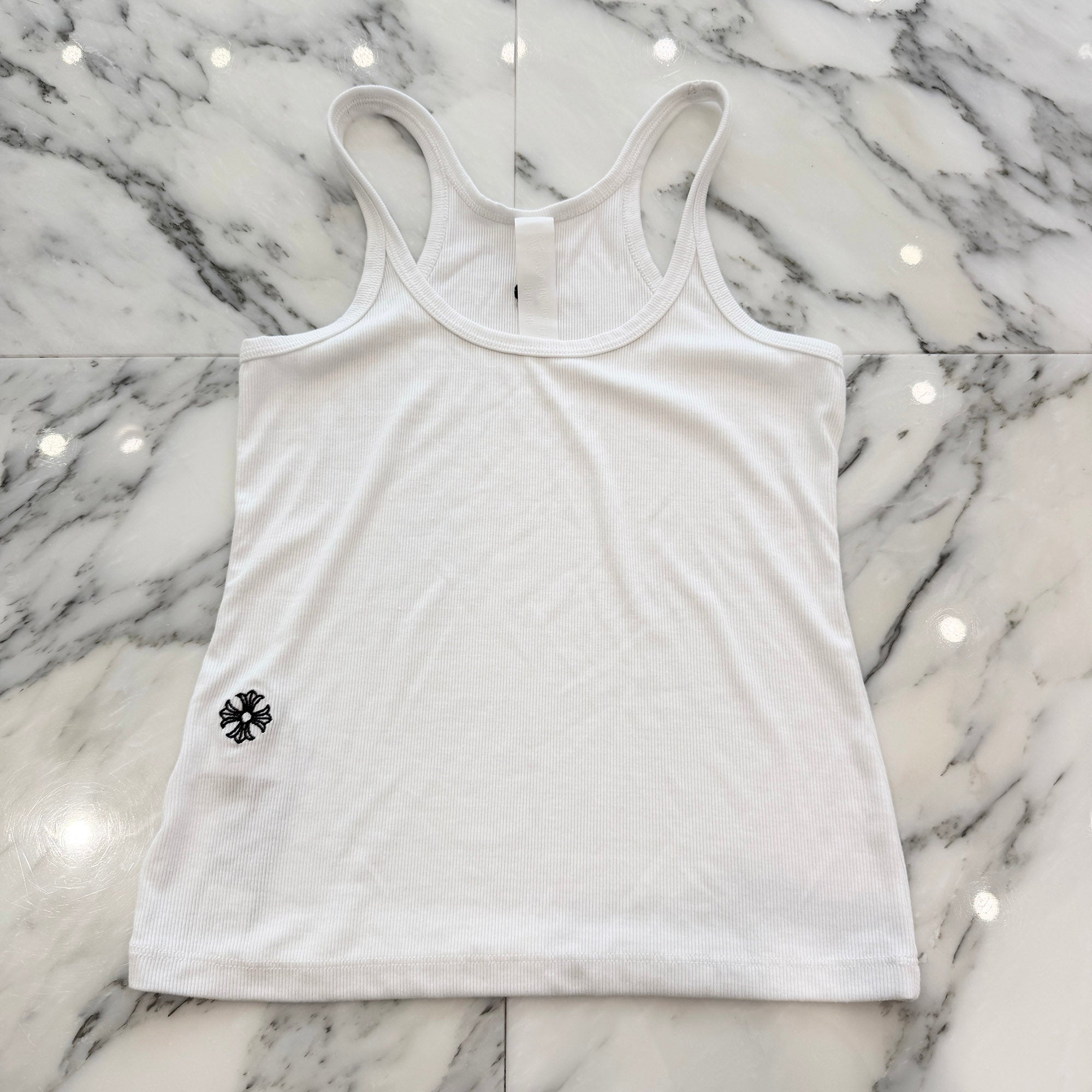 CHROME HEARTS Y NOT CH Logo Embroidery Camisole Size S クロムハーツ ワイノット CHロゴ刺繍 キャミソール サイズS