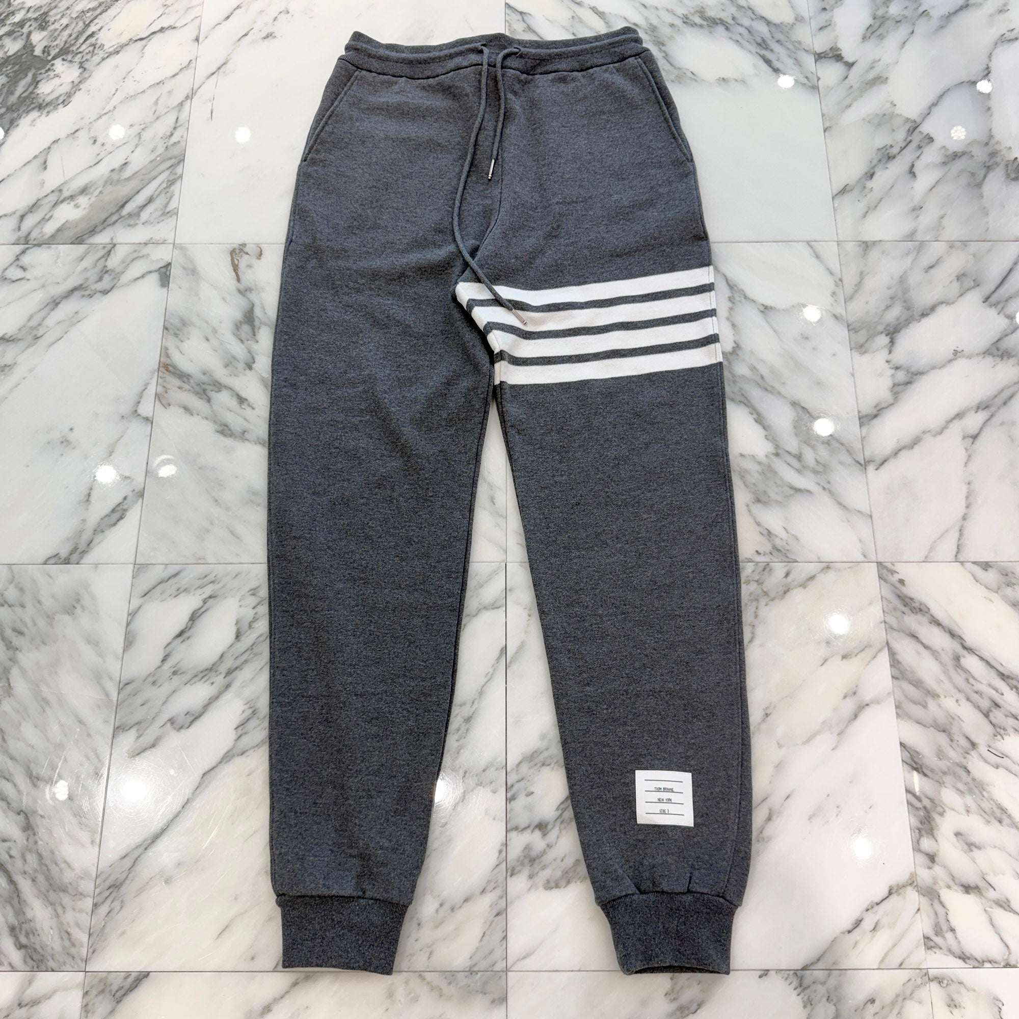 THOM BROWNE 4BAR Classic Sweat Pants MJQ008H-00535-025 Size 3 トムブラウン 4BAR クラシック スウェットパンツ サイズ3