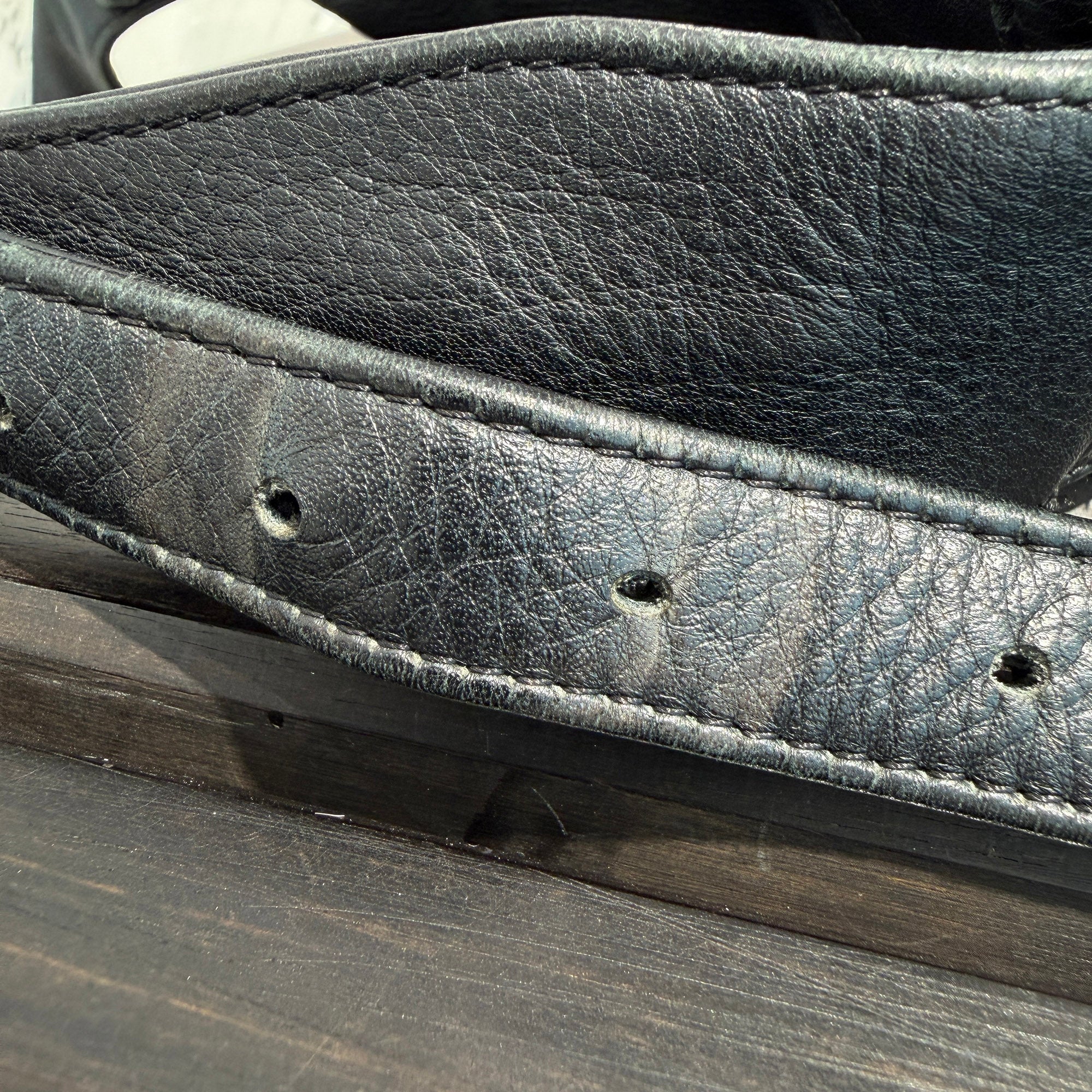CHROME HEARTS Hairy Cross Leather Patch Mail Bag クロムハーツ ヘイリークロス レザーパッチ メールバッグ