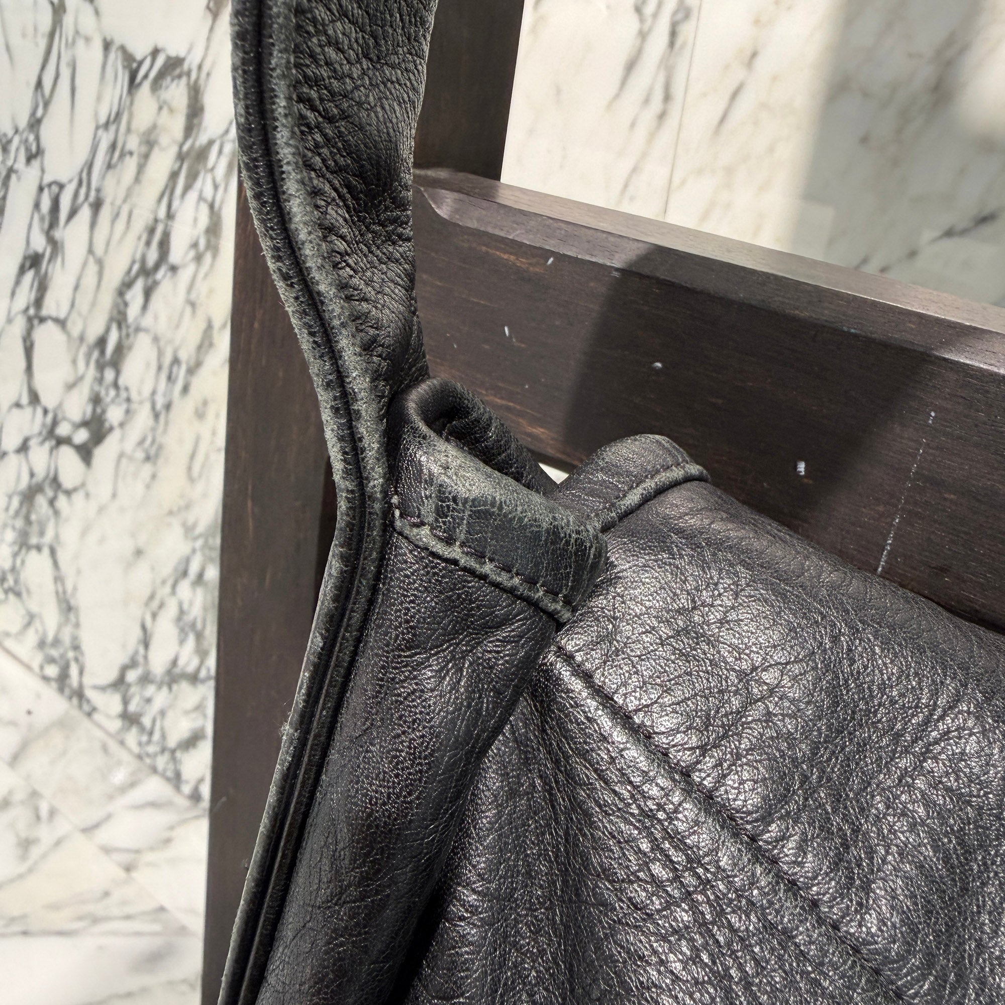 CHROME HEARTS Hairy Cross Leather Patch Mail Bag クロムハーツ ヘイリークロス レザーパッチ メールバッグ
