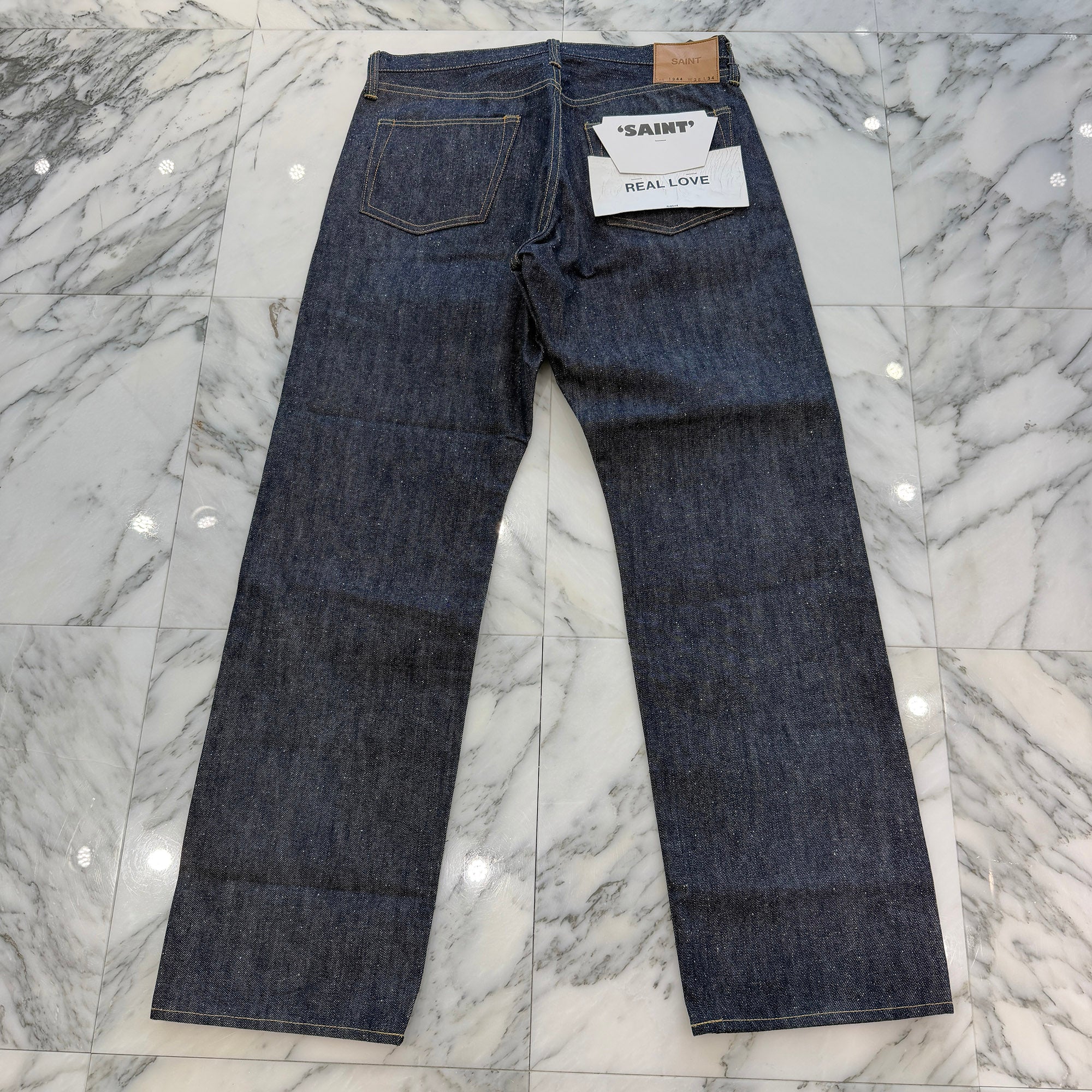 SAINT Mxxxxxx × BerBerJin 2026SS Rigid Denim Pants SM-MK8-0000-C46 Size 38 セントマイケル×ベルベルジン リジッドデニムパンツ サイズ38
