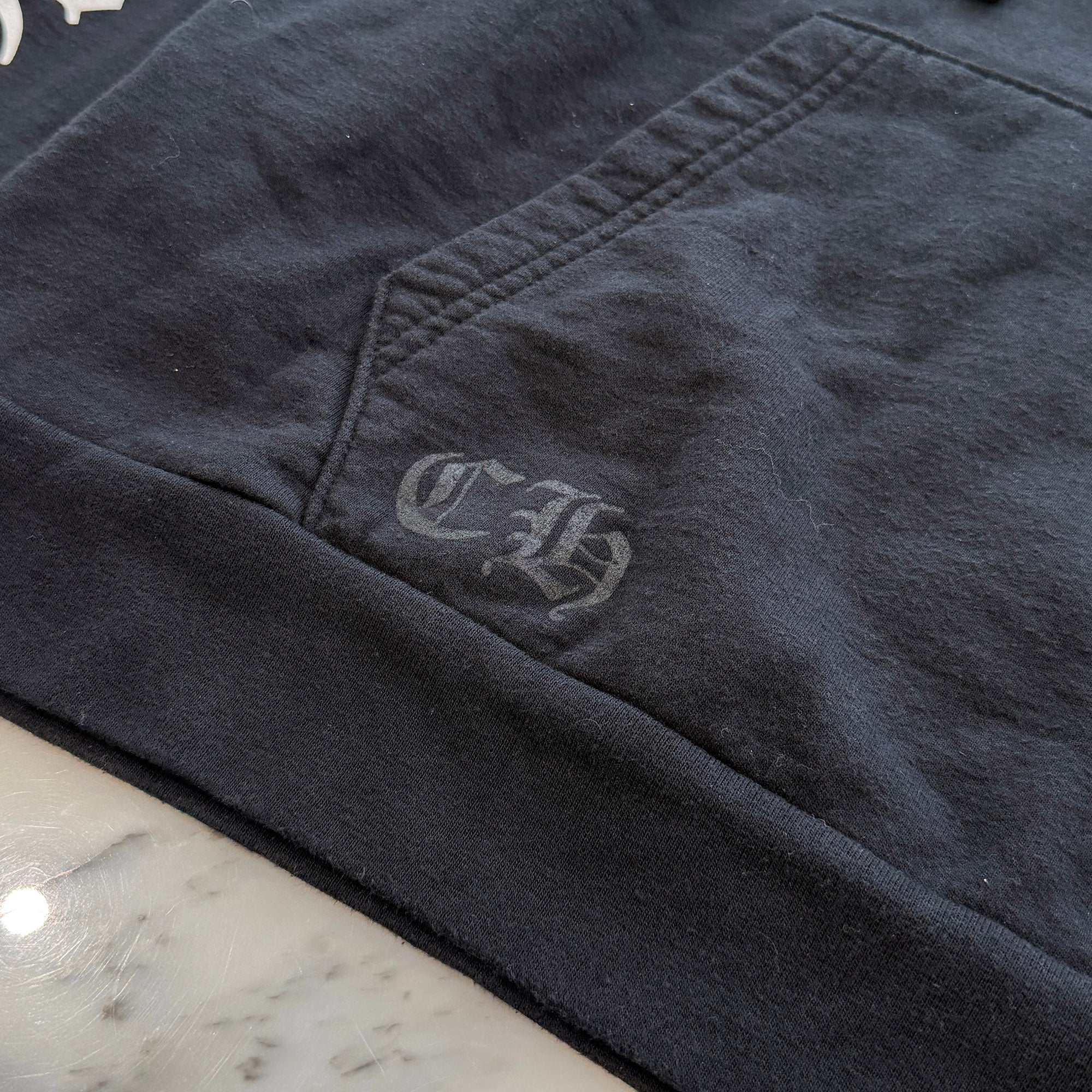 CHROME HEARTS Cross Tire Track Pullover Hoodie Size M クロムハーツ クロス タイヤトラック プルオーバーフーディー サイズM