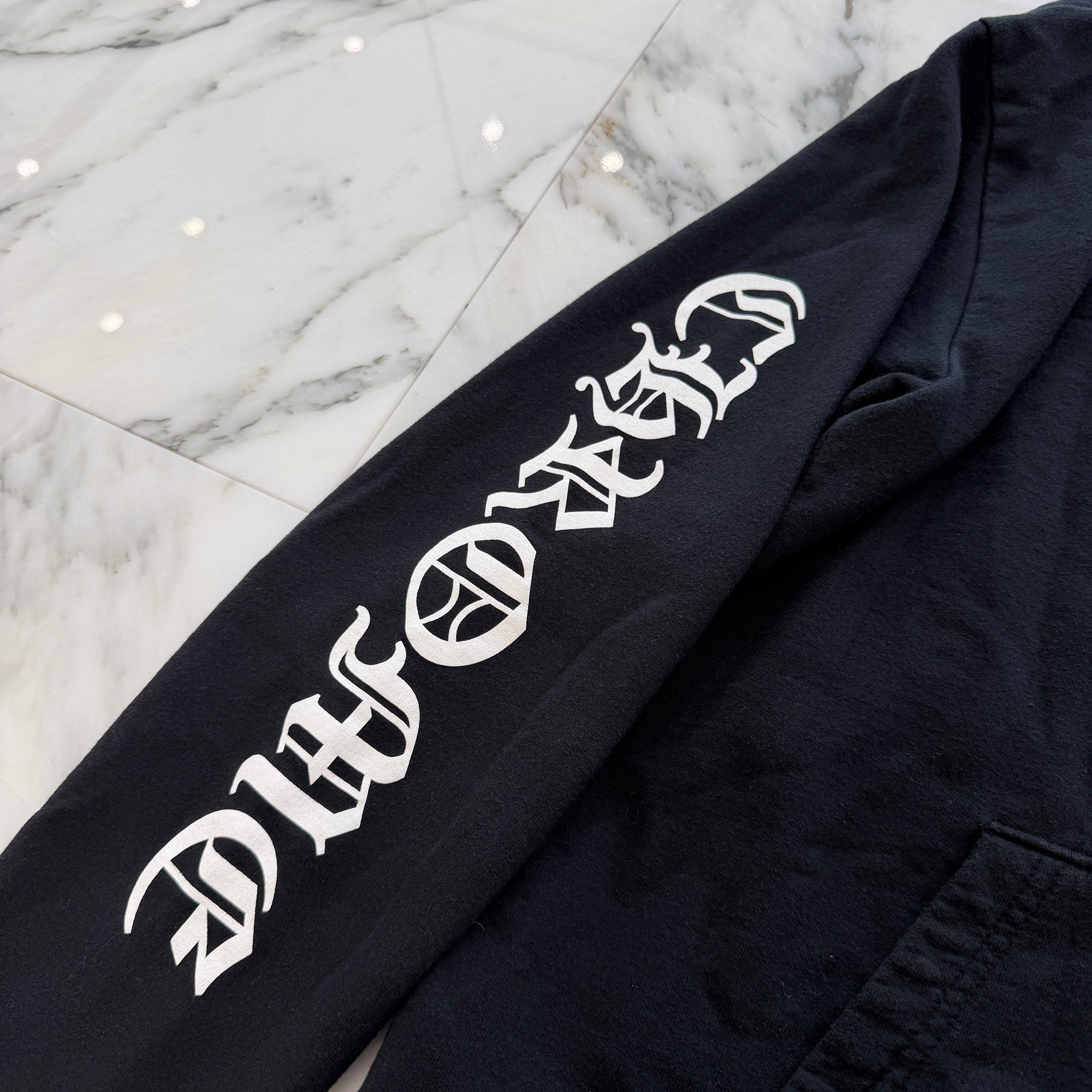CHROME HEARTS Cross Tire Track Pullover Hoodie Size M クロムハーツ クロス タイヤトラック プルオーバーフーディー サイズM