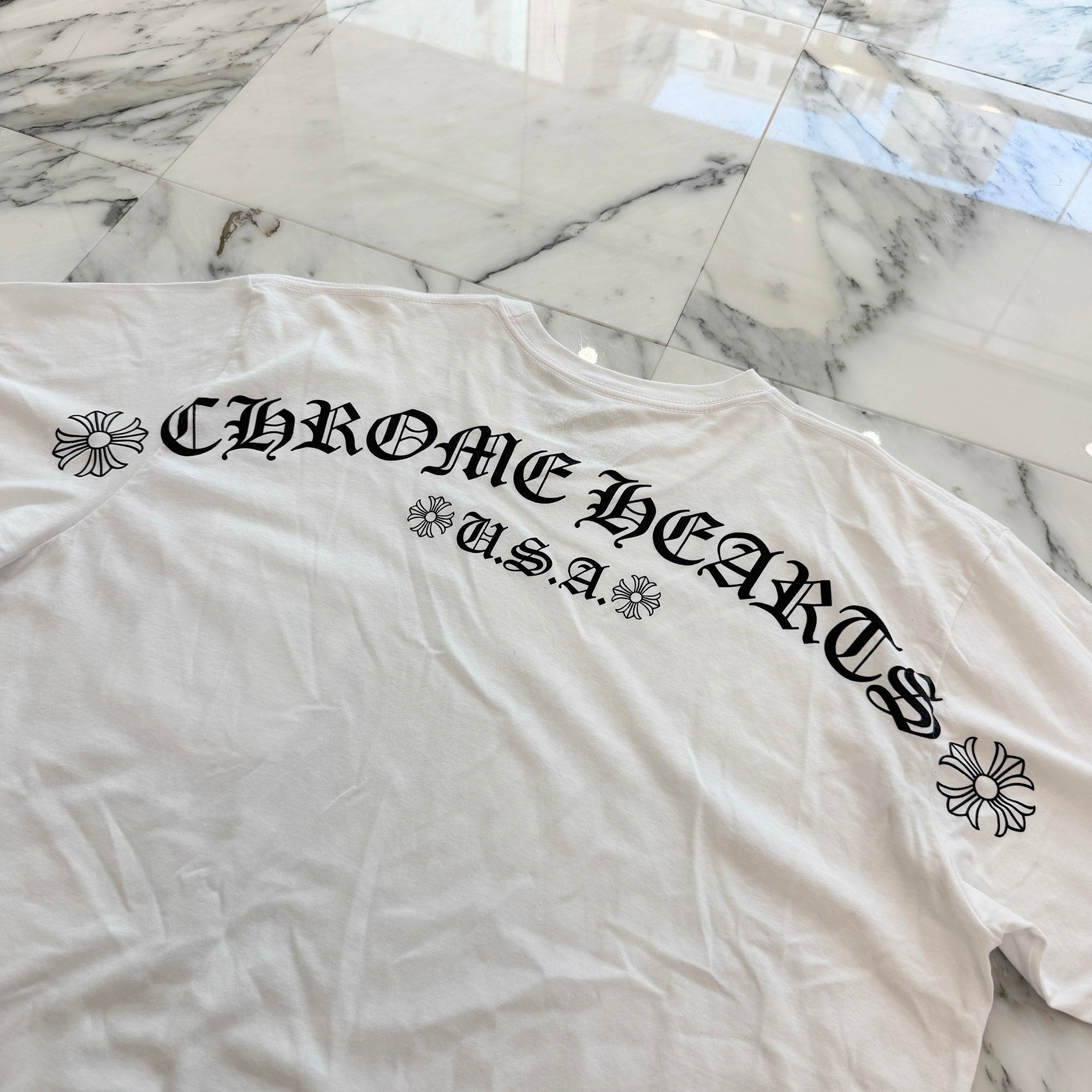 CHROME HEARTS Back Arch USA Logo Tee Size XL クロムハーツ バックアーチ USA ロゴ Tシャツ サイズXL