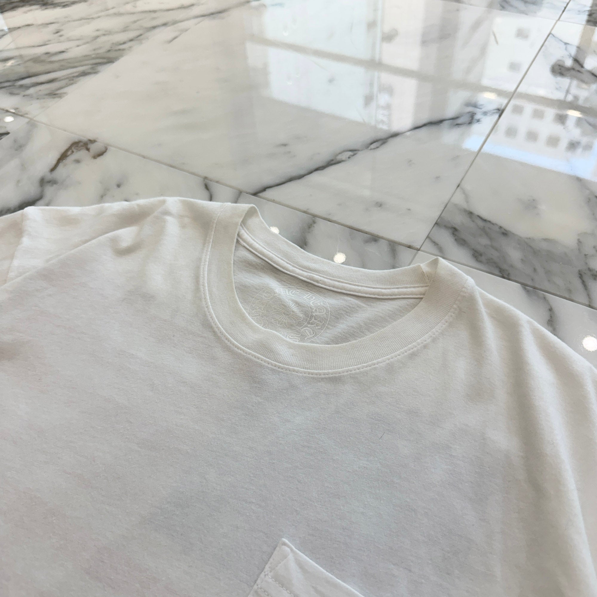 CHROME HEARTS American Flag Scroll Logo Tee Size L クロムハーツ アメリカ国旗 スクロールロゴ Tシャツ サイズL