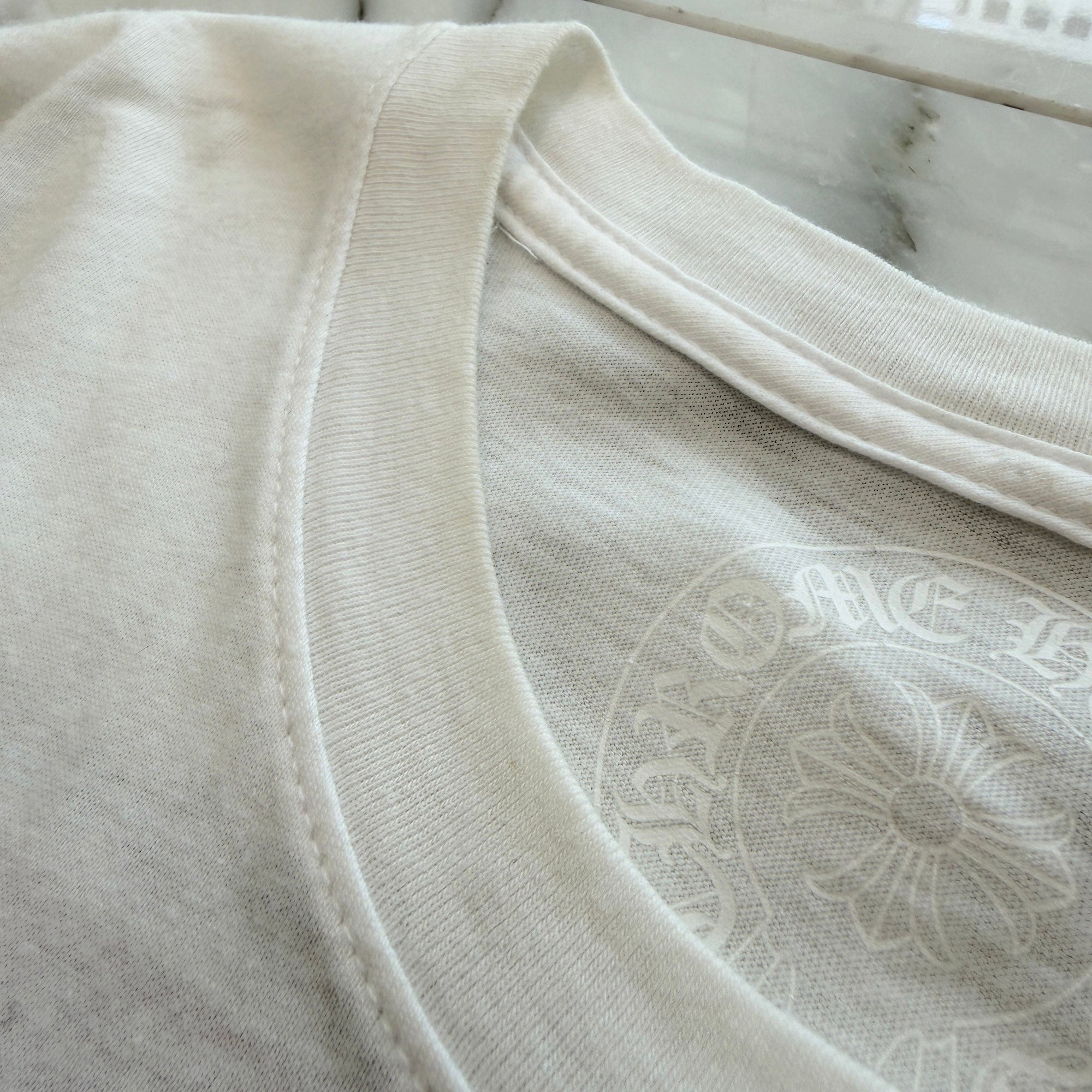CHROME HEARTS American Flag Scroll Logo Tee Size L クロムハーツ アメリカ国旗 スクロールロゴ Tシャツ サイズL