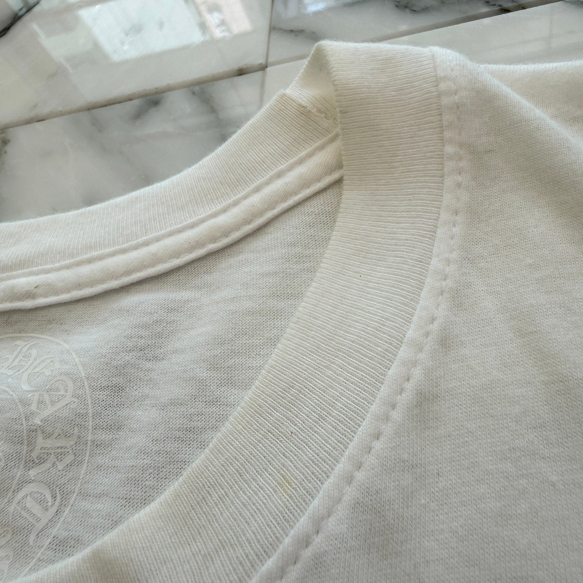 CHROME HEARTS American Flag Scroll Logo Tee Size L クロムハーツ アメリカ国旗 スクロールロゴ Tシャツ サイズL