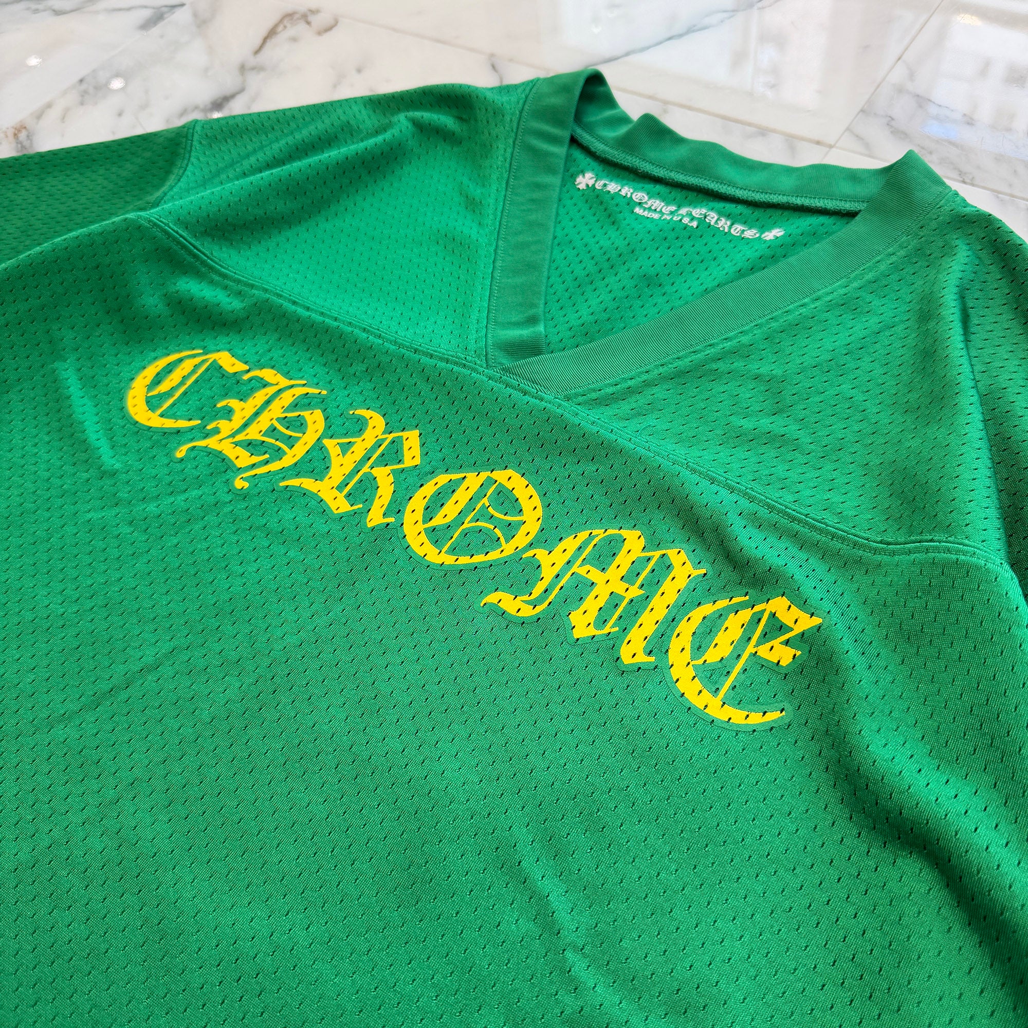 CHROME HEARTS Mesh Warm Up Jersey Size L クロムハーツ メッシュウォームアップジャージー サイズL