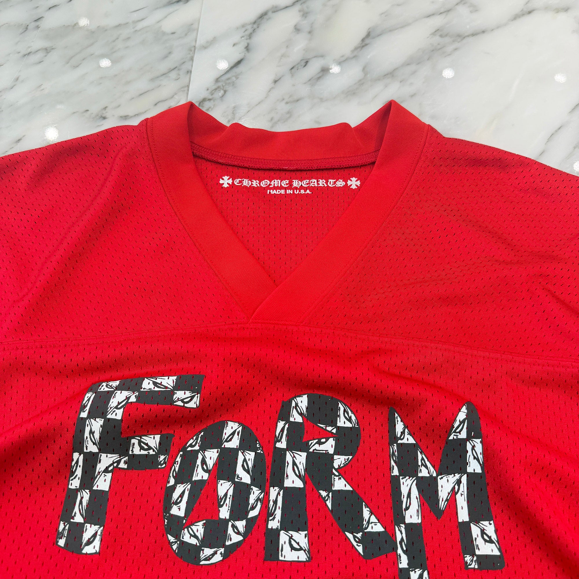 CHROME HEARTS Matty "TEAM" Mesh Warm Up Jersey Size XL クロムハーツ マッティ "チーム" メッシュウォームアップジャージー サイズXL
