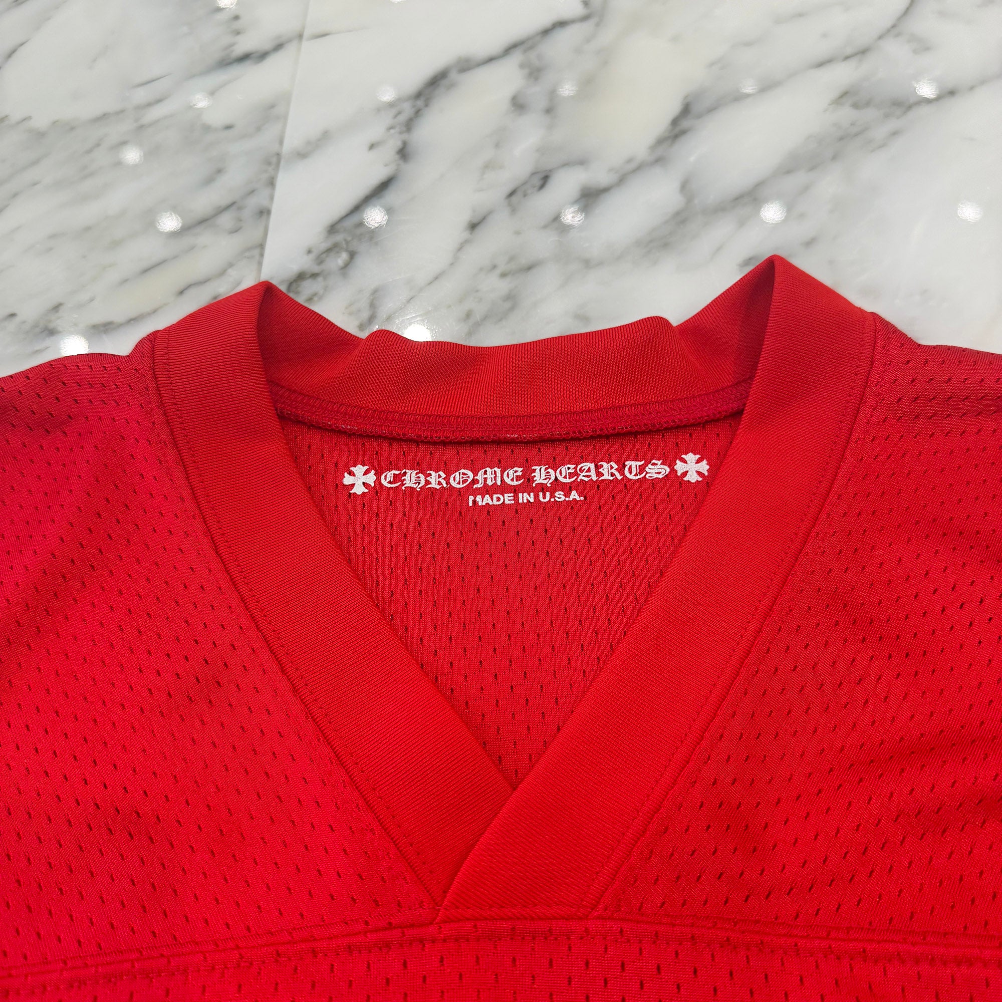 CHROME HEARTS Matty "TEAM" Mesh Warm Up Jersey Size XL クロムハーツ マッティ "チーム" メッシュウォームアップジャージー サイズXL