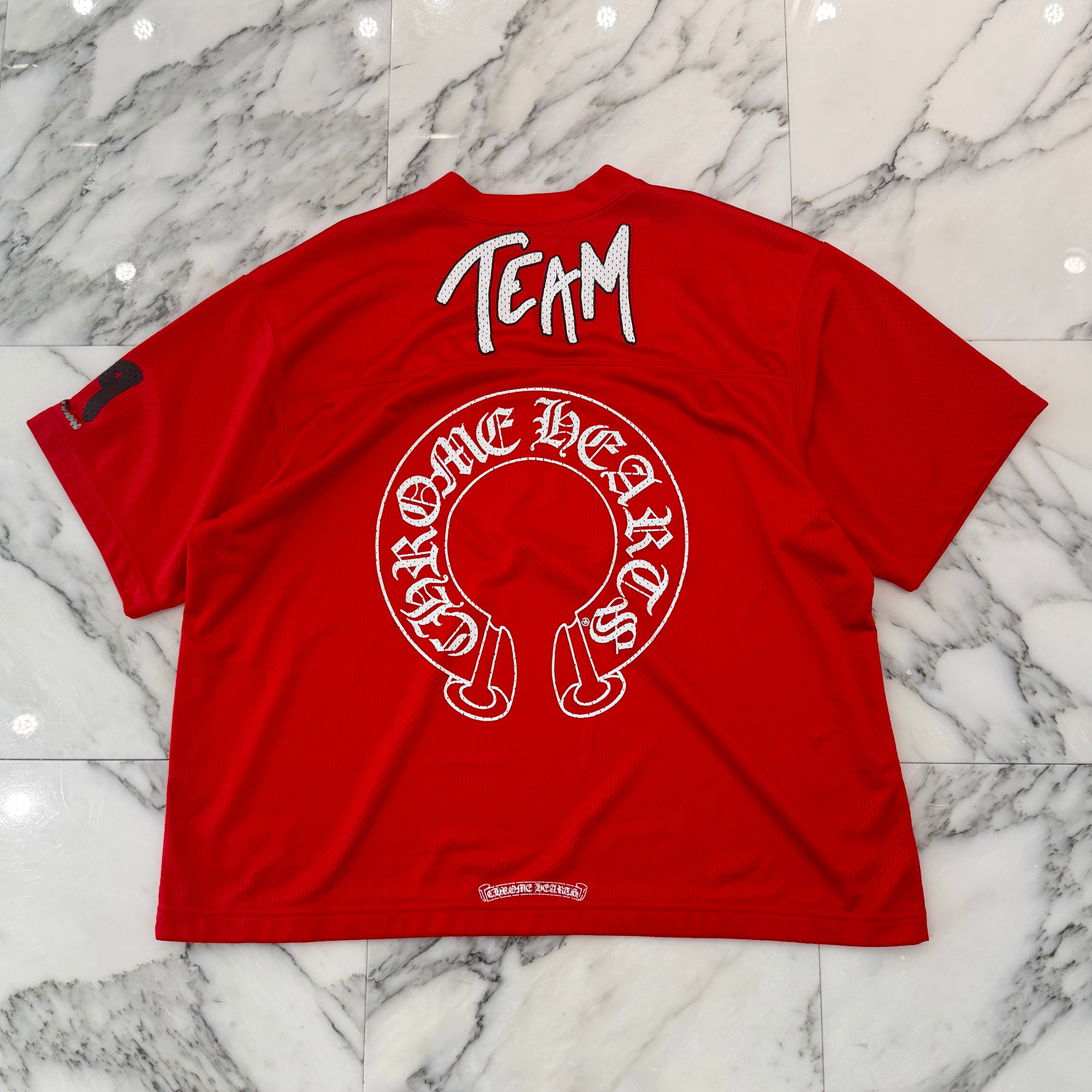 CHROME HEARTS Matty "TEAM" Mesh Warm Up Jersey Size XL クロムハーツ マッティ "チーム" メッシュウォームアップジャージー サイズXL