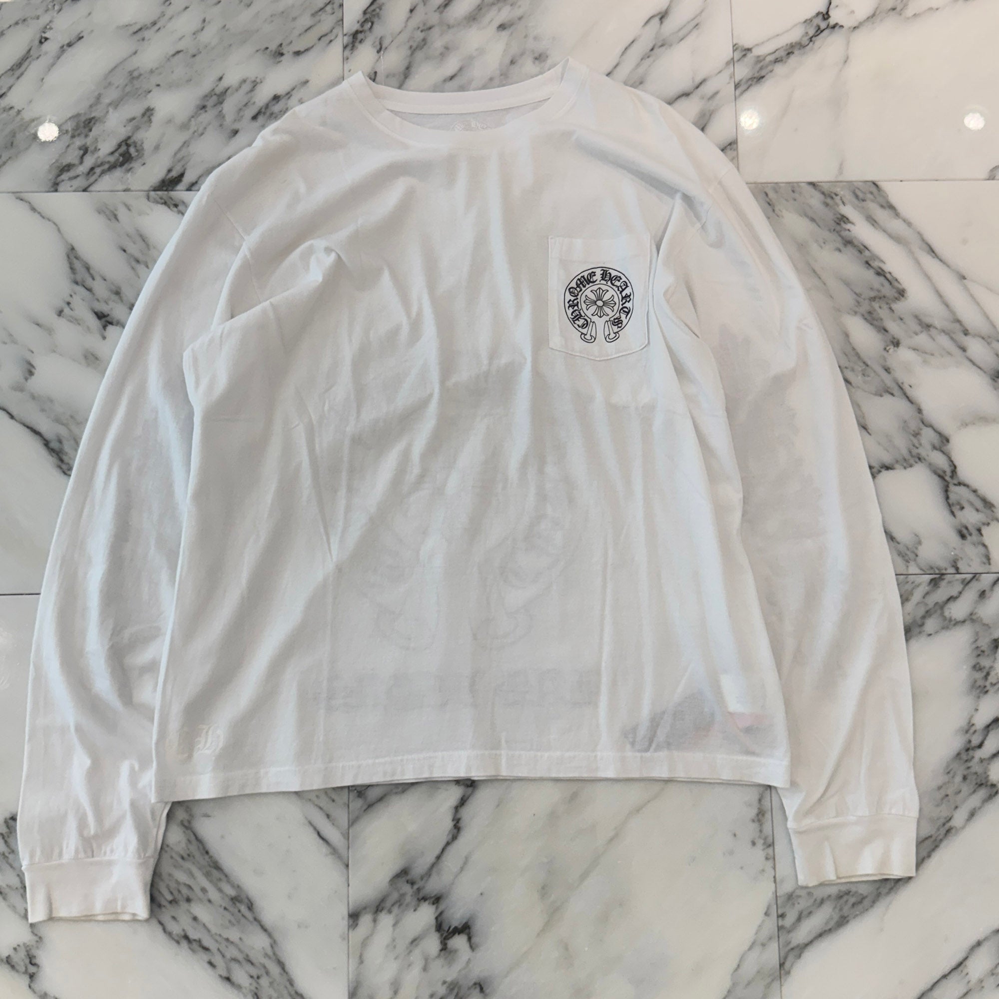 CHROME HEARTS Las Vegas Limited Horseshoe Long Sleeve Tee Size XXL クロムハーツ ラスベガス限定 ホースシュー ロングスリーブ Tシャツ サイズXXL