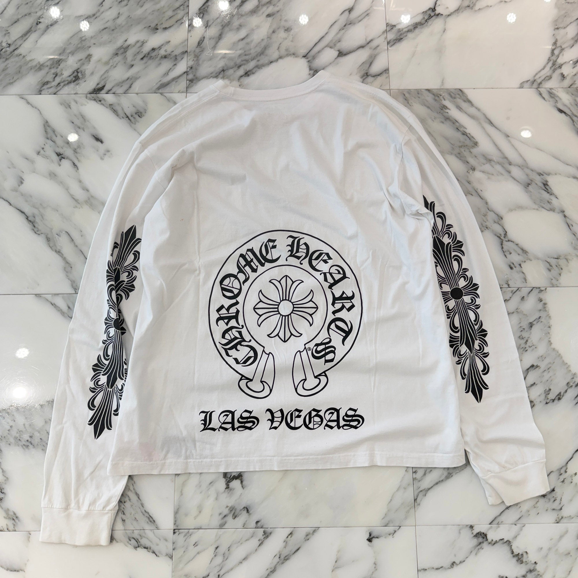 CHROME HEARTS Las Vegas Limited Horseshoe Long Sleeve Tee Size XXL クロムハーツ ラスベガス限定 ホースシュー ロングスリーブ Tシャツ サイズXXL