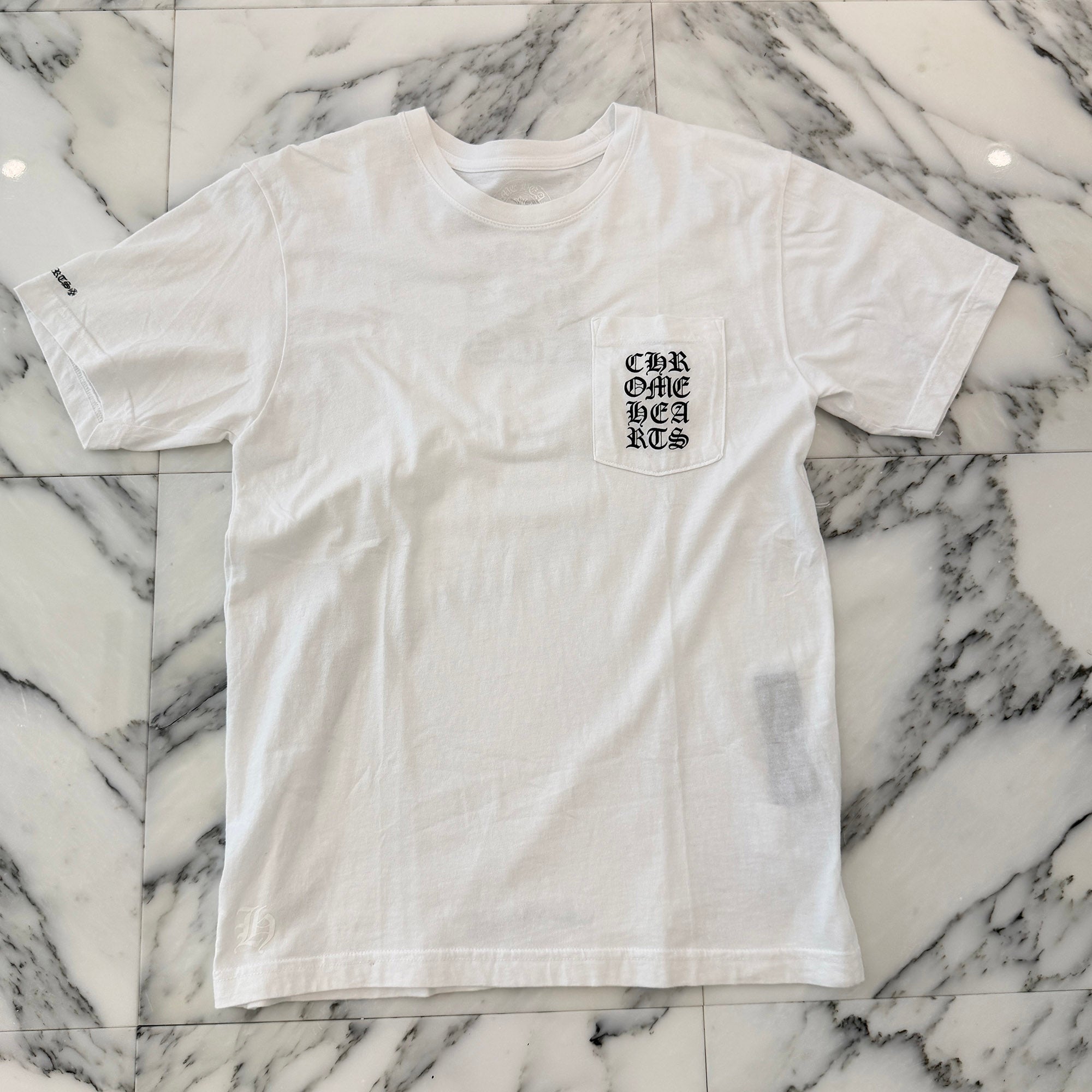 CHROME HEARTS Vertical Logo Tee Size M クロムハーツ ヴァーティカルロゴ Tシャツ サイズM