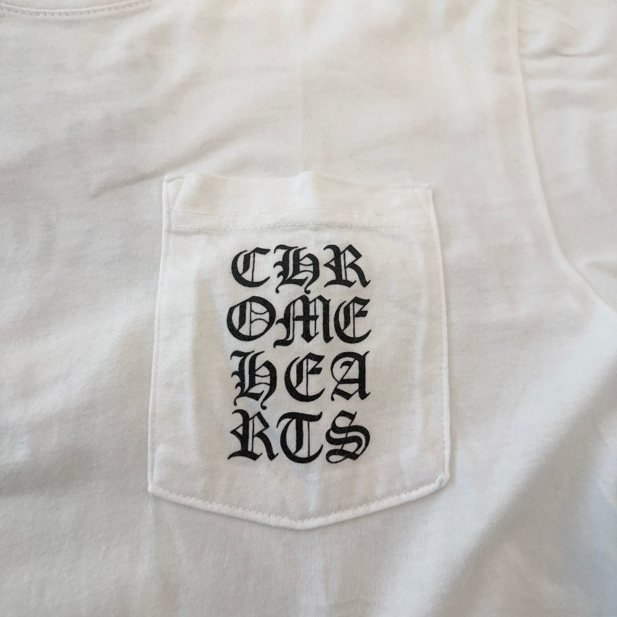 CHROME HEARTS Vertical Logo Tee Size M クロムハーツ ヴァーティカルロゴ Tシャツ サイズM
