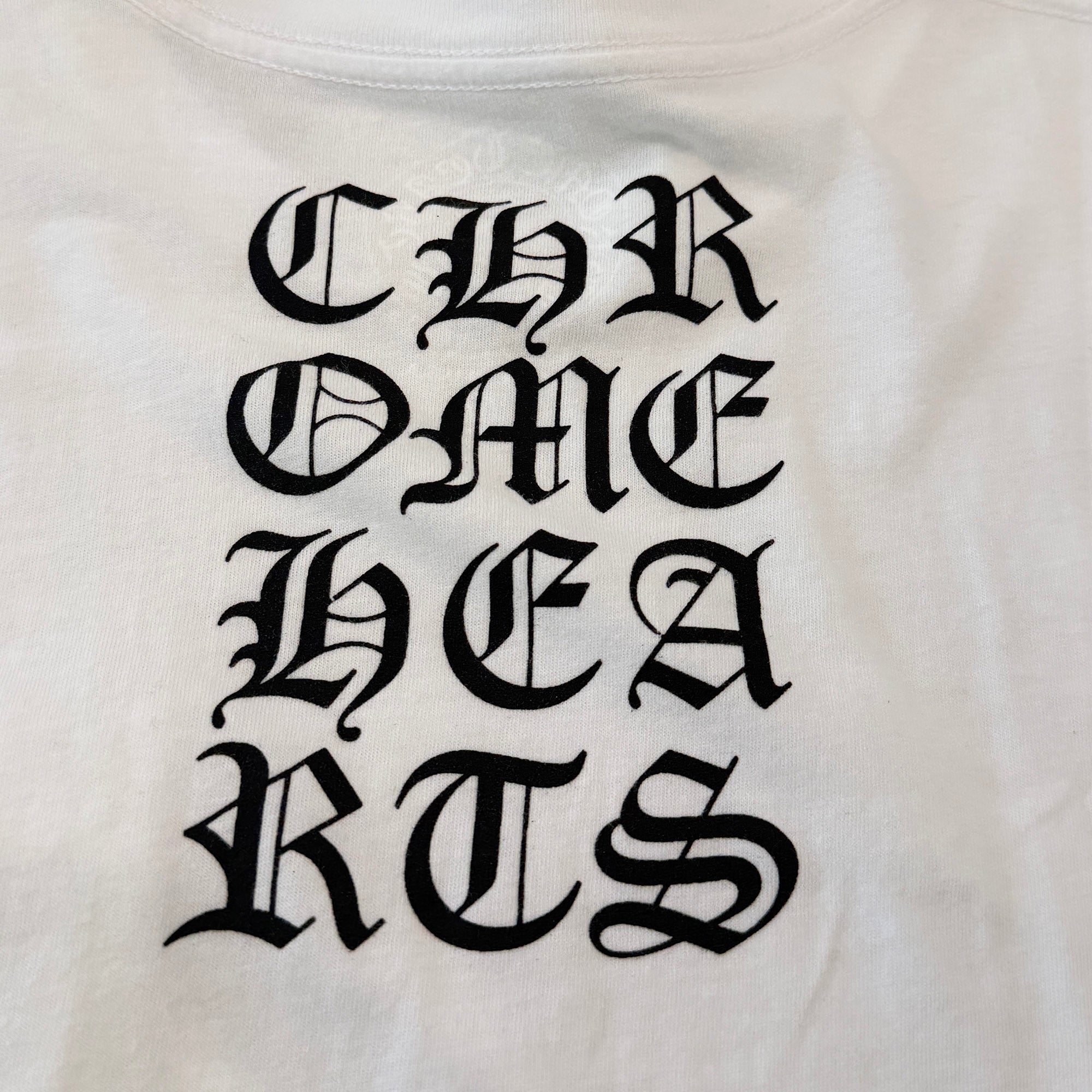CHROME HEARTS Vertical Logo Tee Size M クロムハーツ ヴァーティカルロゴ Tシャツ サイズM