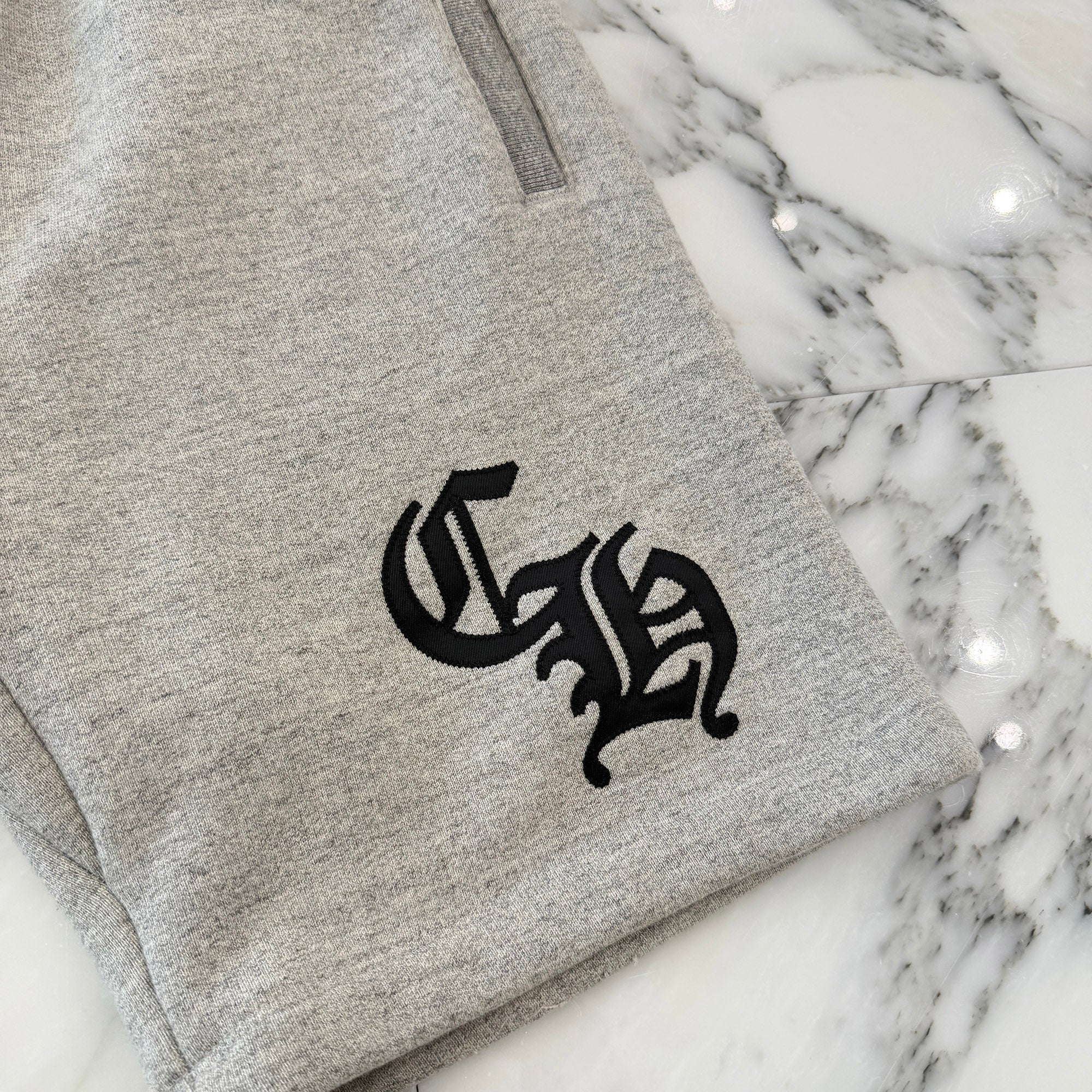 CHROME HEARTS 2025SS Y NOT CH Applique Embroidery Sweat Half Pants Size M クロムハーツ ワイノット CHアップリケ刺繡 スウェットハーフパンツ サイズM