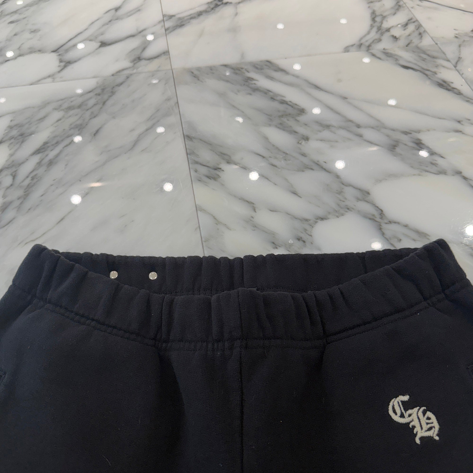 CHROME HEARTS Y NOT SLO RIDE Logo Sweat Half Pants Size M クロムハ―ツ ワイノット スローライド ロゴ スウェットハーフパンツ サイズM