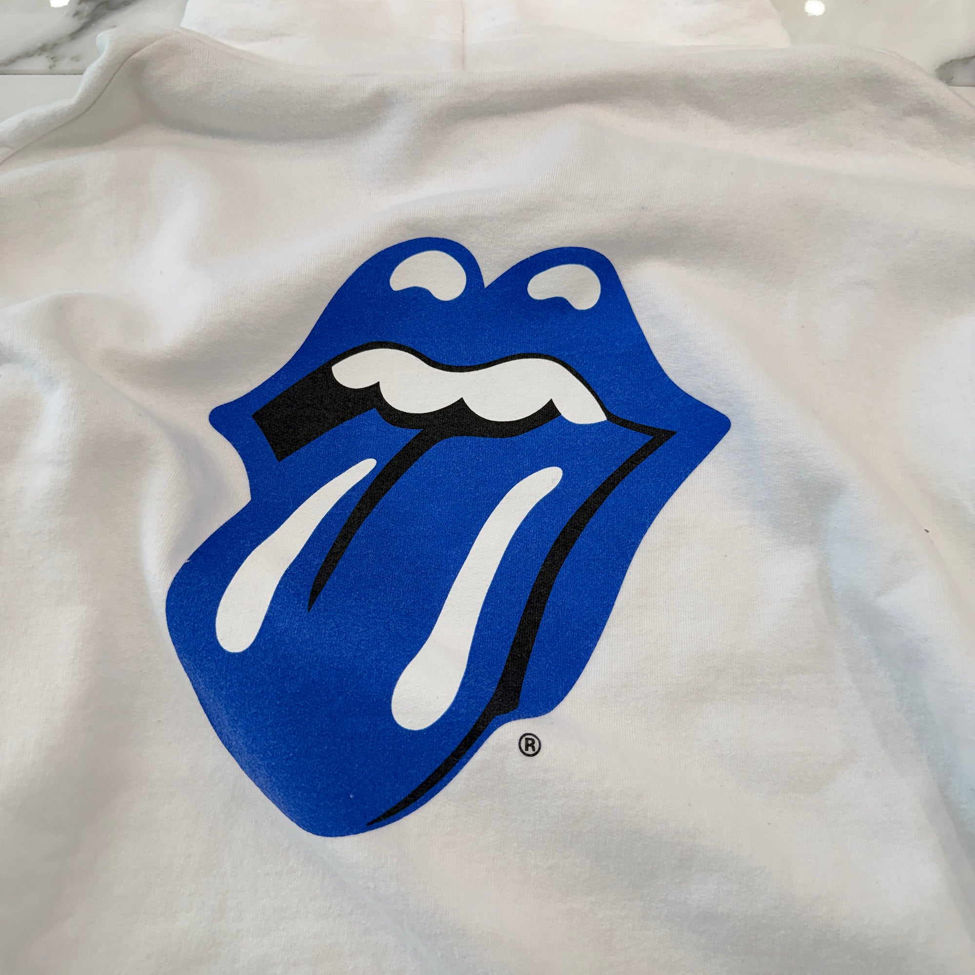 CHROME HEARTS × The Rolling Stones Lip & Tongue Print Pullover Hoodie Size L クロムハーツ × ローリングストーンズ リップ&タン プリント プルオーバーフーディ サイズL