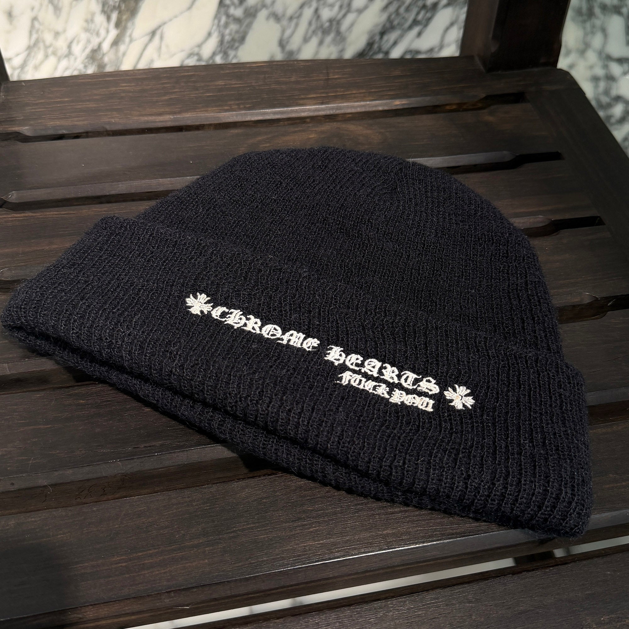 CHROME HEARTS CH Plus FUCK YOU WOOL WATCH CAP クロムハーツ CHプラス ファックユー ウール ウォッチキャップ ビーニー