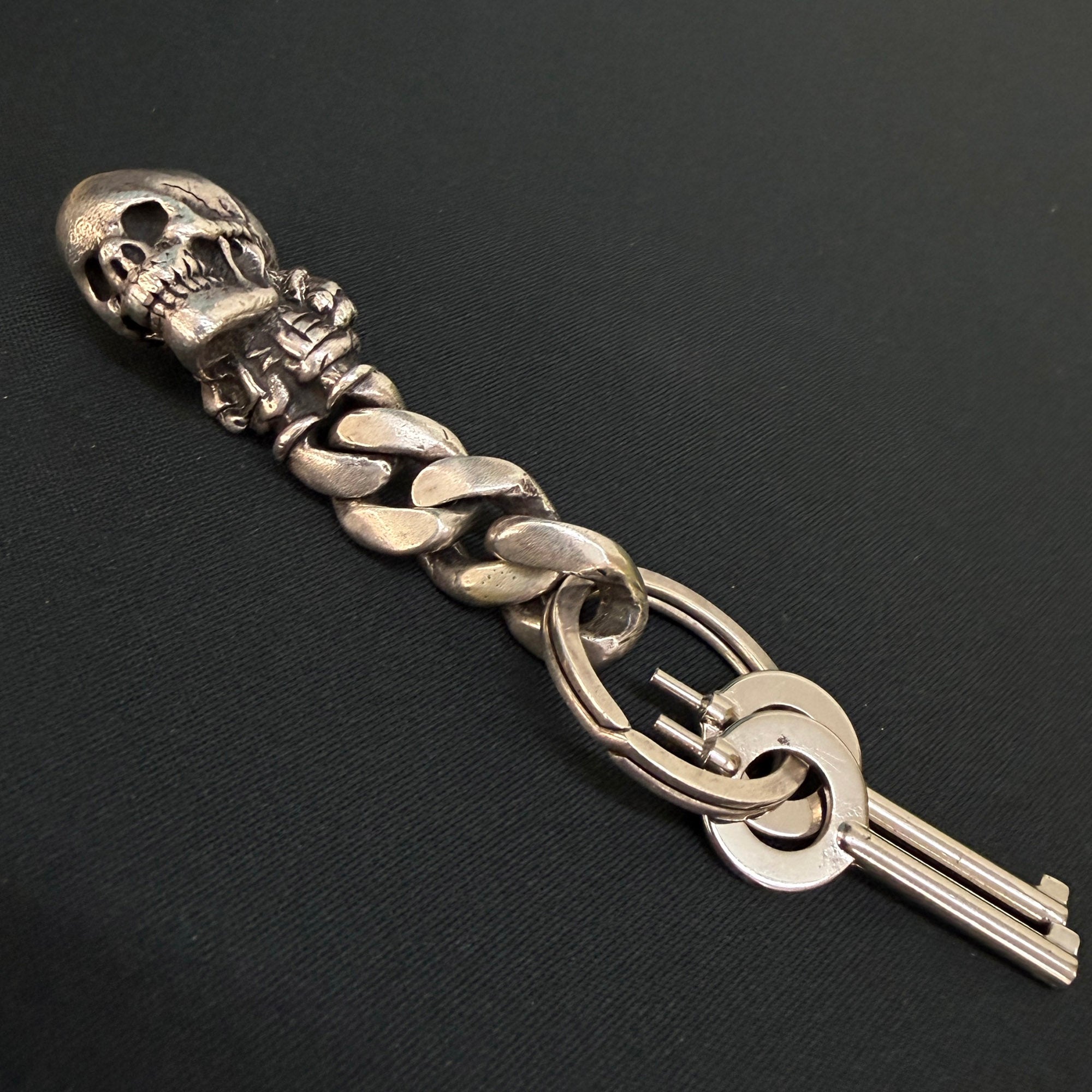 CHROME HEARTS Floral Cross Handcuffs ＆ Foti Blank Key クロムハーツ フローラルクロス ハンドカフ＆フォティ ブランクキー
