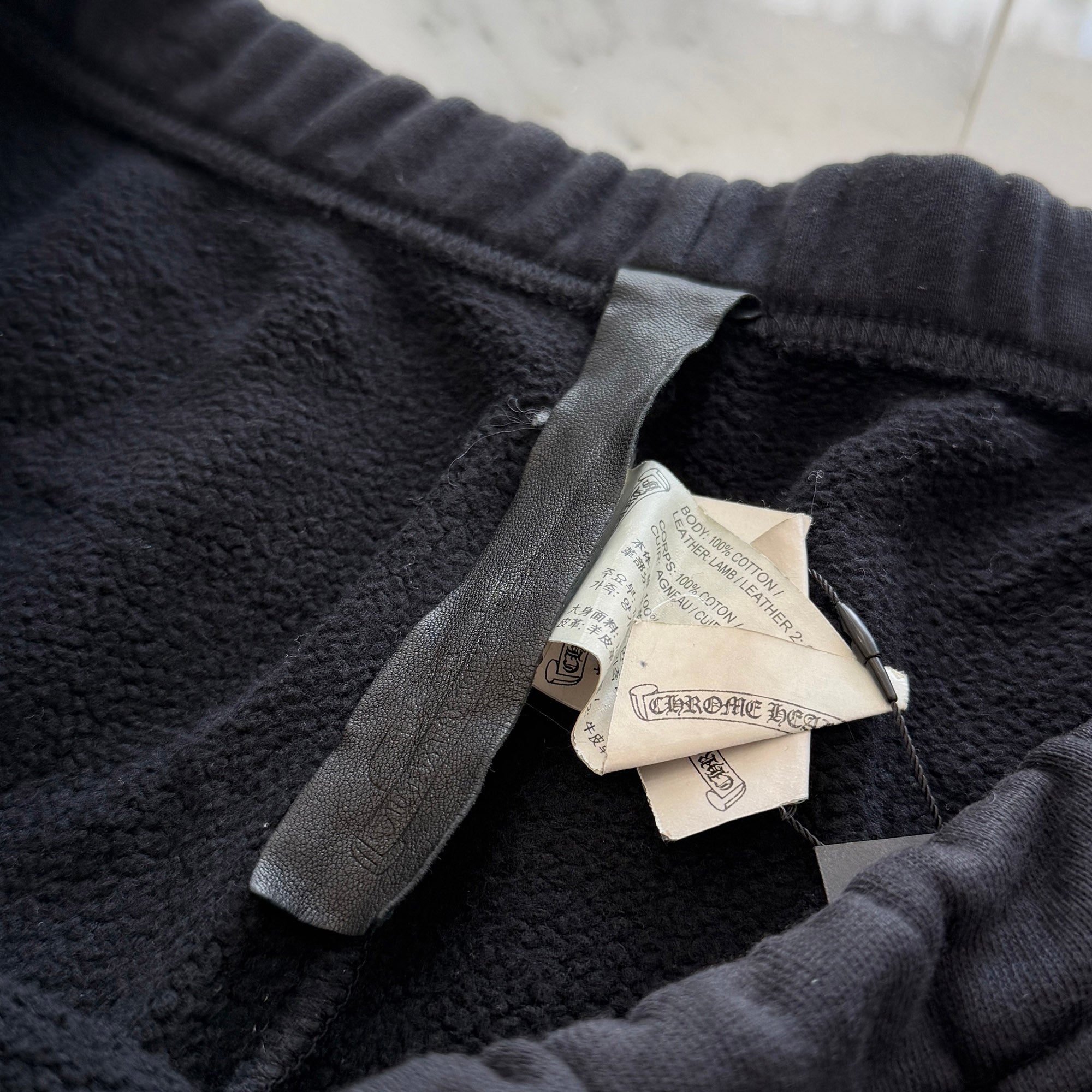 CHROME HEARTS Y NOT 3 Cemetery Cross Patch Sweat Shorts Size S クロムハーツ ワイノット 3セメタリークロスパッチ スウェットショーツ サイズS