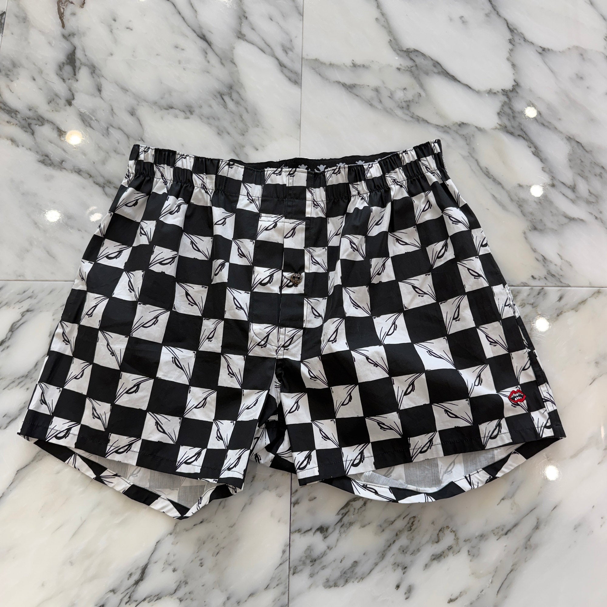 CHROME HEARTS × MATTY BOY BS Flare Button 99 Eyes Boxers Shorts Size L クロムハーツ×マッティボーイ BS フレアボタン 99アイズ ボクサーショーツ サイズL