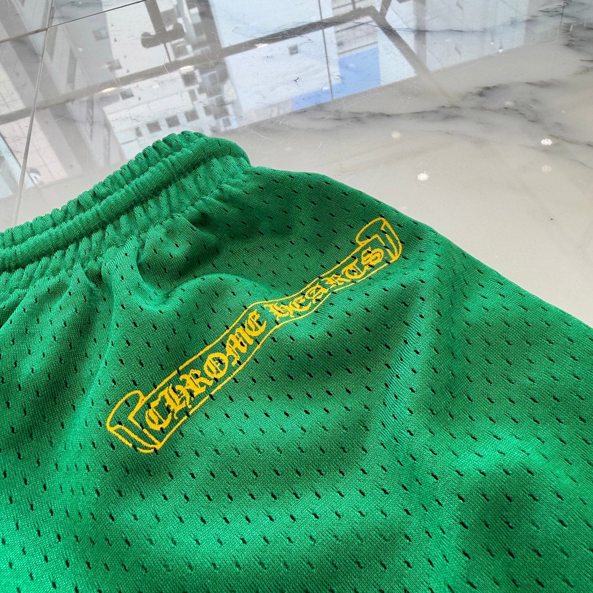 CHROME HEARTS Mesh Varsity Shorts Size S クロムハーツ メッシュ ヴァーシティー ショーツ サイズS