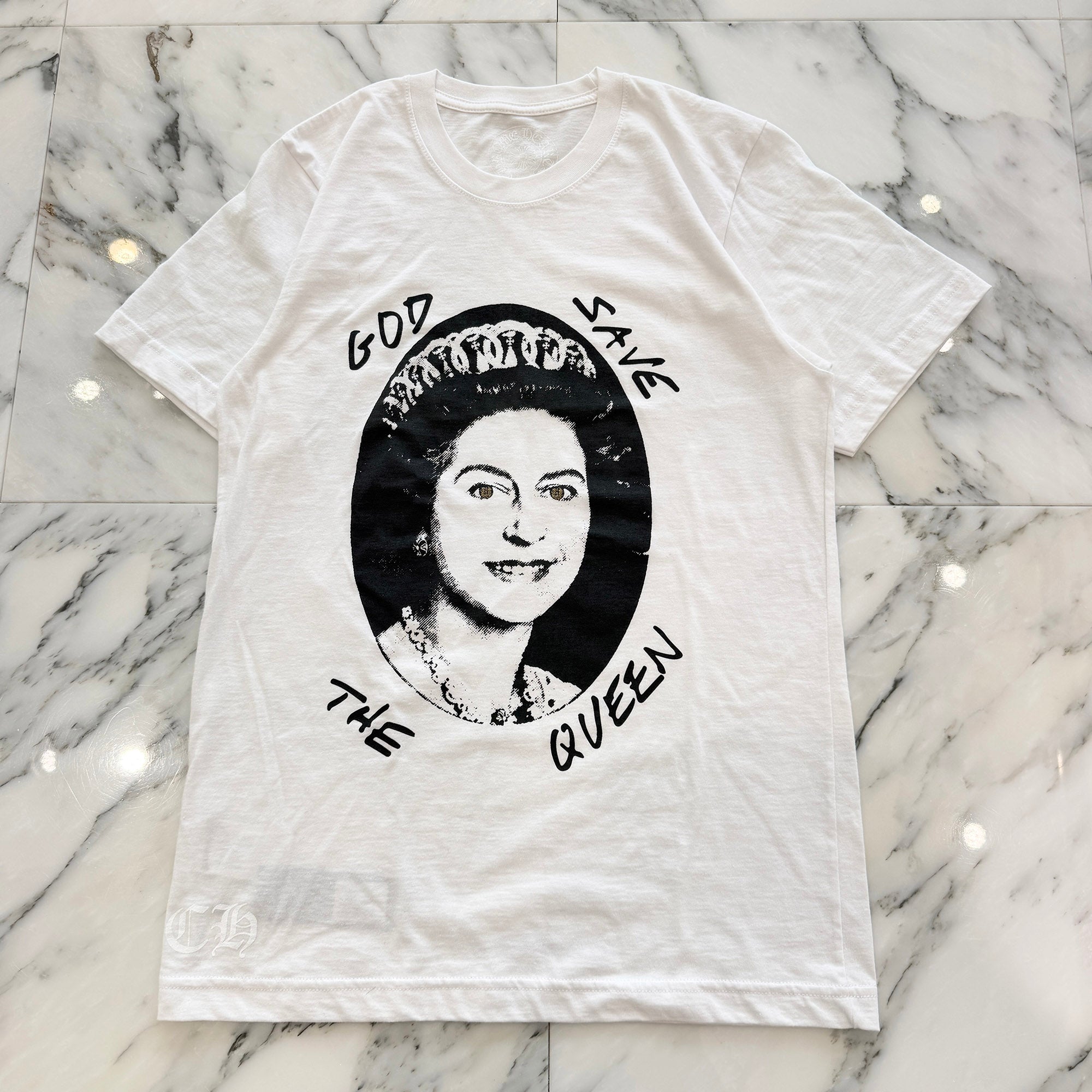 CHROME HEARTS GOD SAVE THE QUEEN Tee Size S クロムハーツ ゴッド・セーブ・ザ・クイーン Tシャツ サイズS