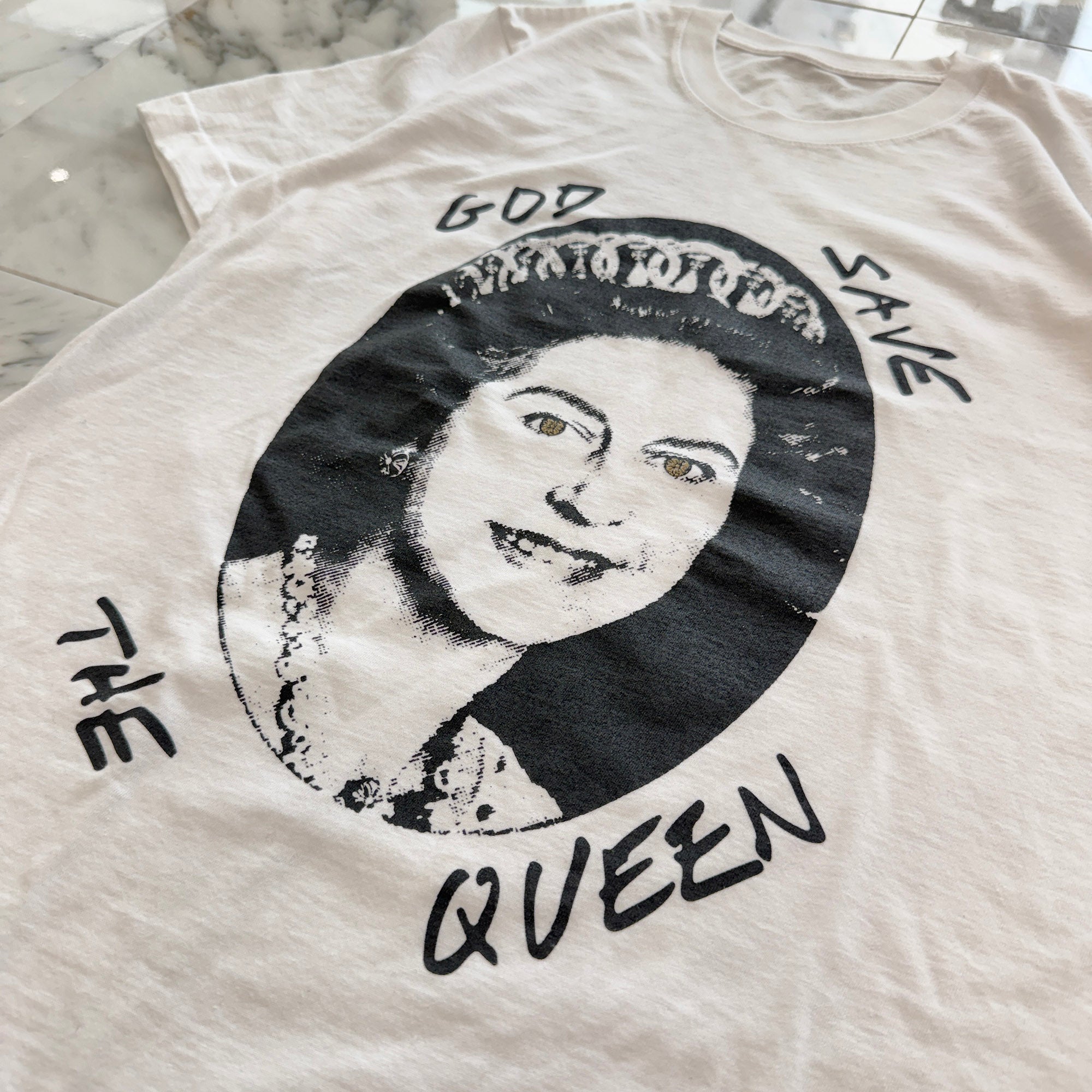 CHROME HEARTS GOD SAVE THE QUEEN Tee Size S クロムハーツ ゴッド・セーブ・ザ・クイーン Tシャツ サイズS