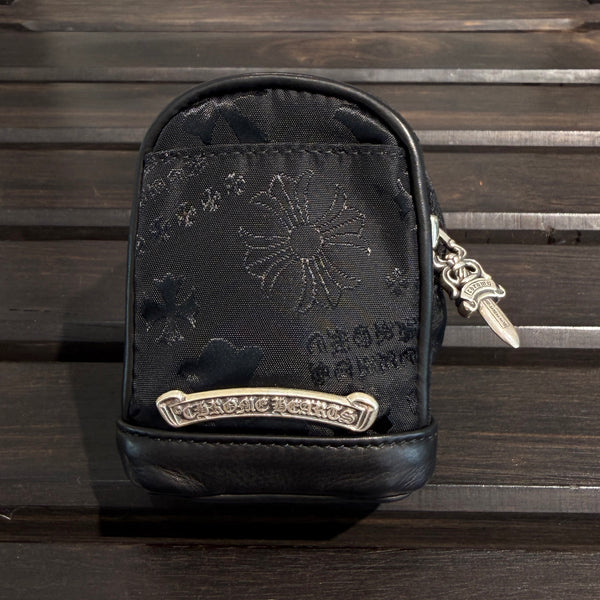 CHROME HEARTS Stencil Pattern Leather Wrist Bag クロムハーツ ステンシルパターン レザー リストバッグ