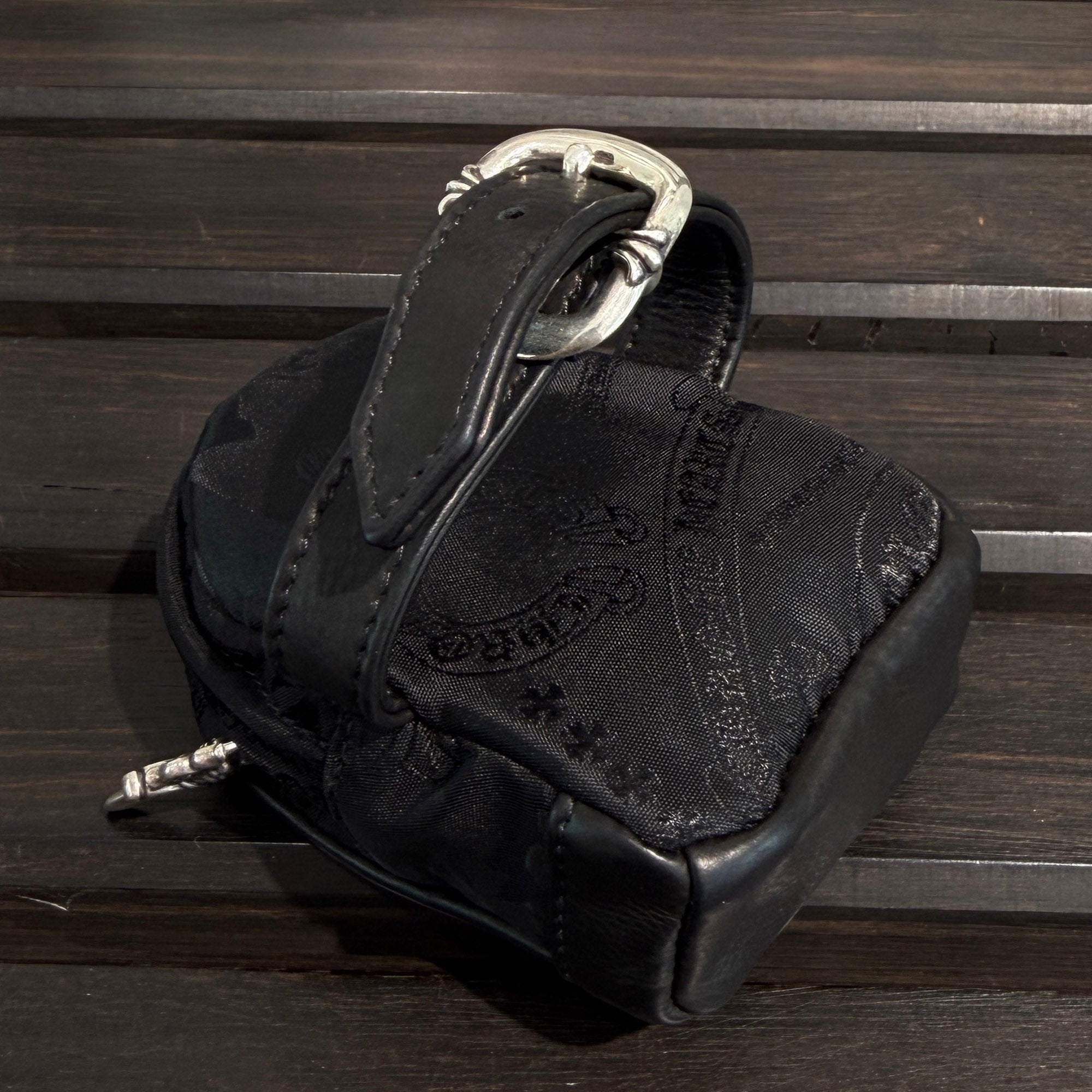 CHROME HEARTS Stencil Pattern Leather Wrist Bag クロムハーツ ステンシルパターン レザー リストバッグ