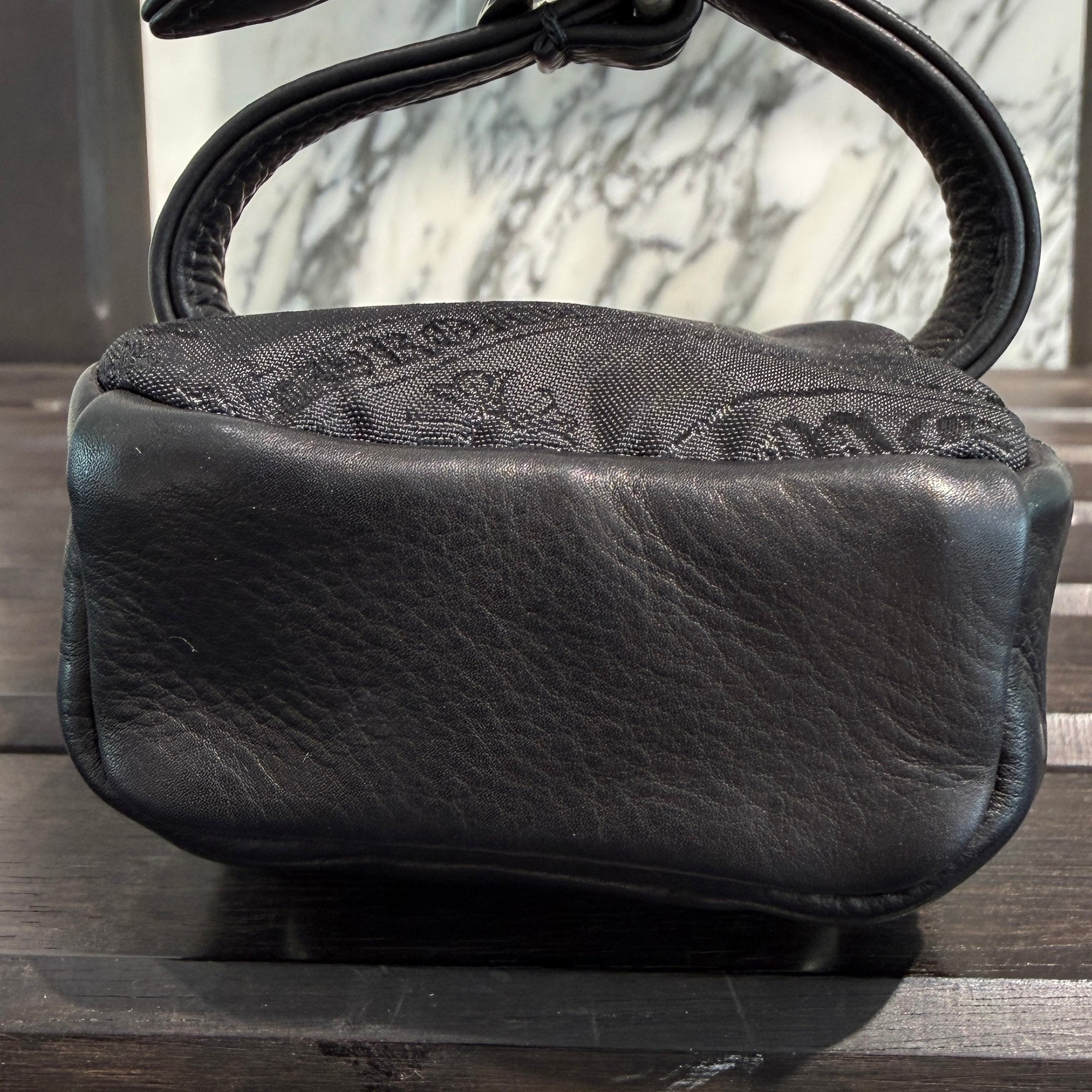 CHROME HEARTS Stencil Pattern Leather Wrist Bag クロムハーツ ステンシルパターン レザー リストバッグ