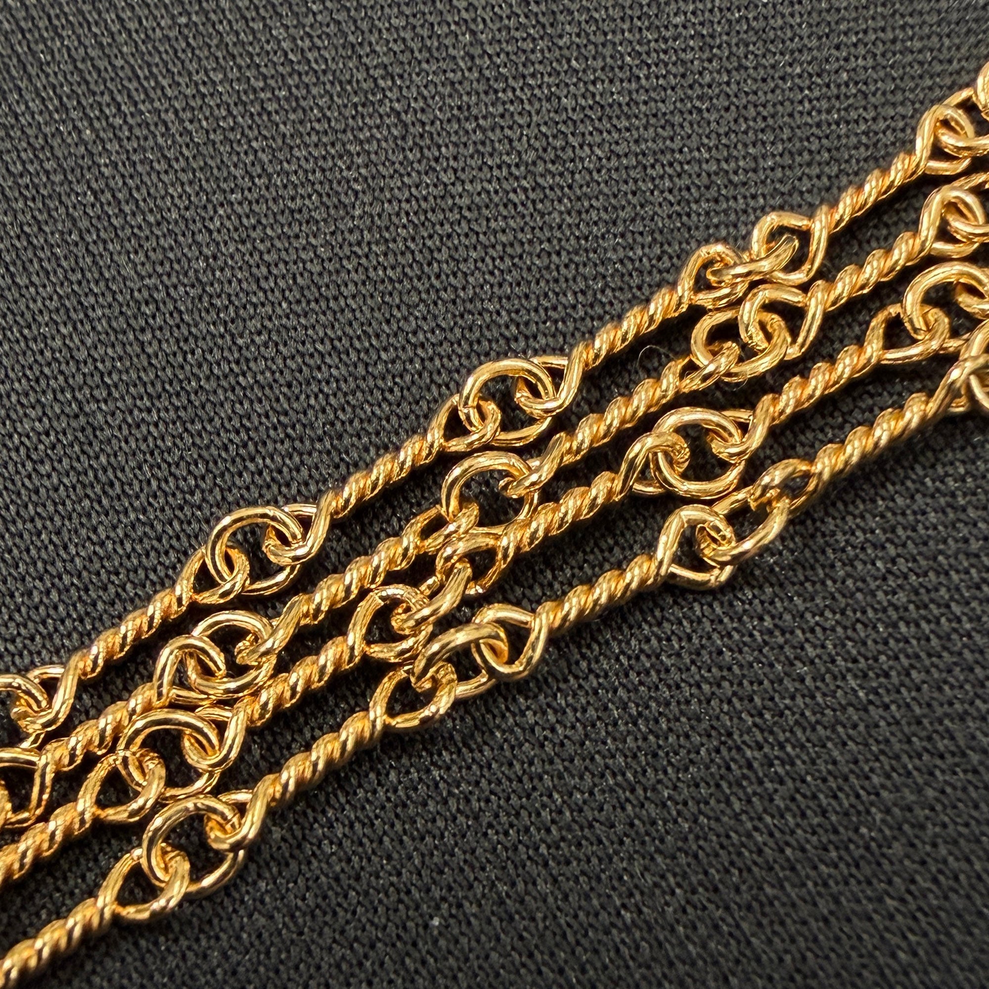 CHROME HEARTS 22K Twist Chain Necklace Size 20 Inch クロムハーツ 22K ツイストチェーン ネックレス サイズ 20インチ
