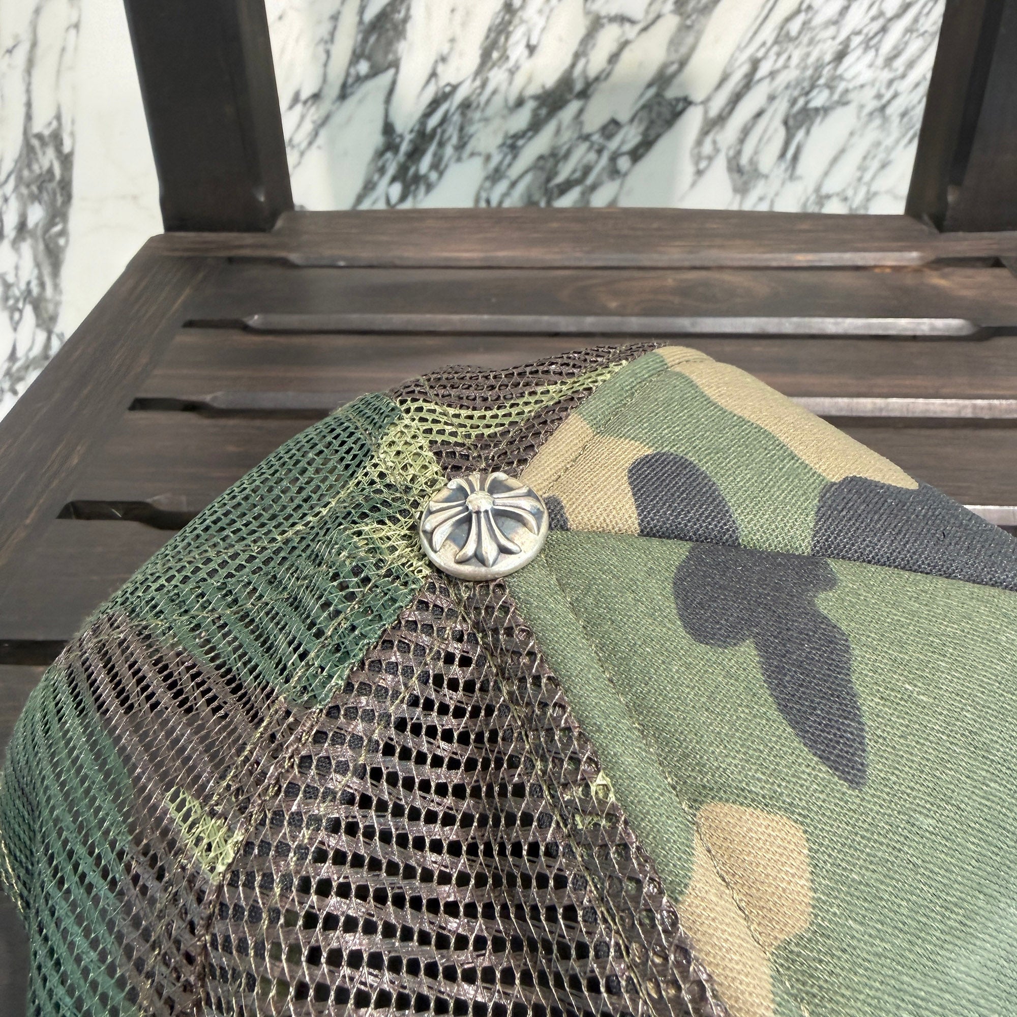 CHROME HEARTS Hollywood Limited Camo Mesh Trucker Cap Size ONE SIZE (51-61) クロムハーツ ハリウッド限定 カモメッシュ トラッカーキャップ サイズONE SIZE (51-61)