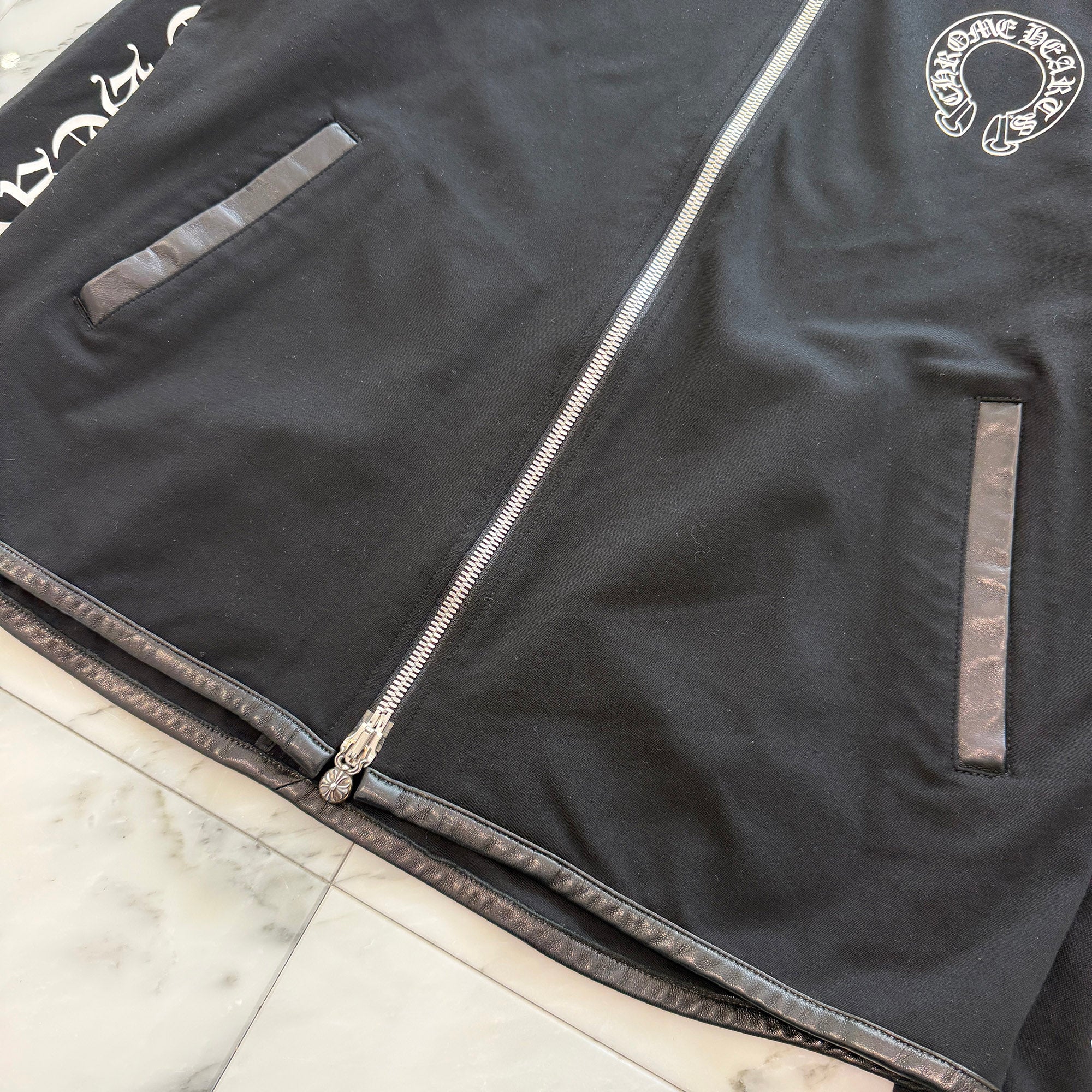CHROME HEARTS Horseshoe Arm Logo Print Track Jacket Size L クロムハーツ ホースシュー トラック ジップアップ ジャケット サイズL