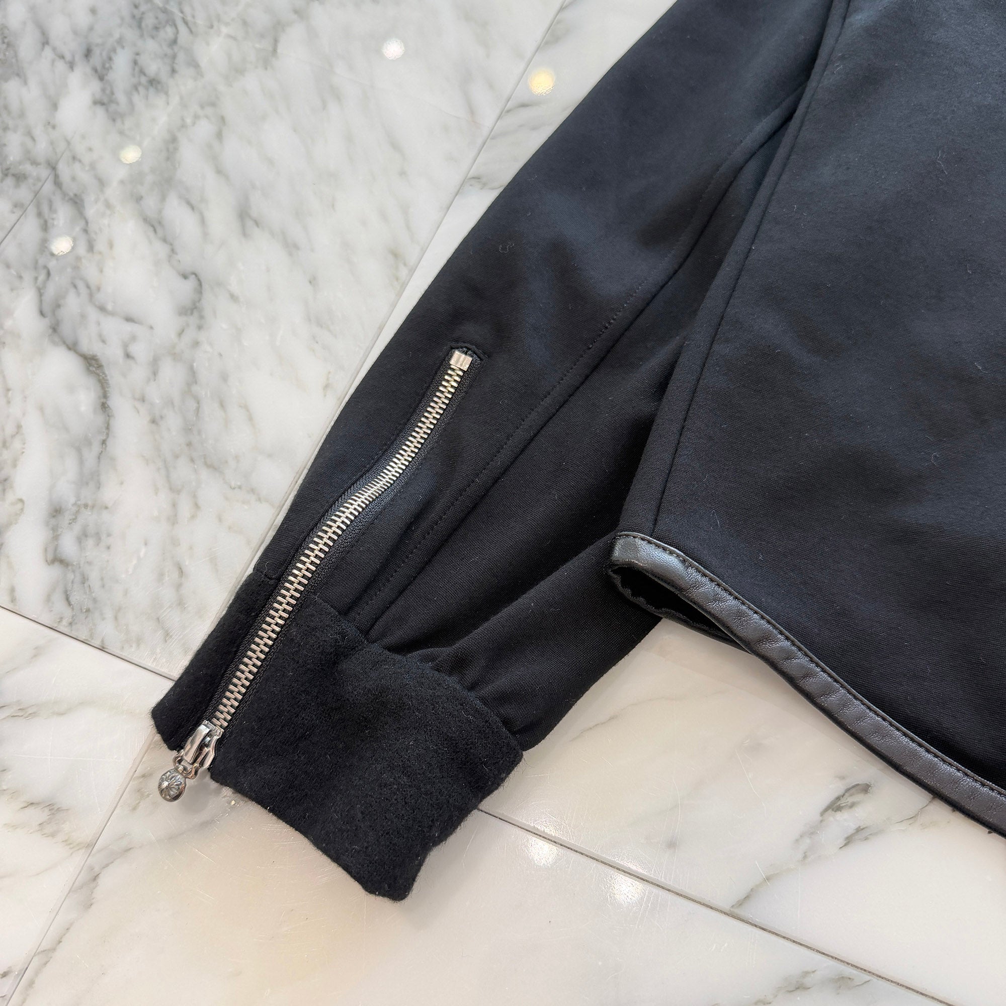 CHROME HEARTS Horseshoe Arm Logo Print Track Jacket Size L クロムハーツ ホースシュー トラック ジップアップ ジャケット サイズL