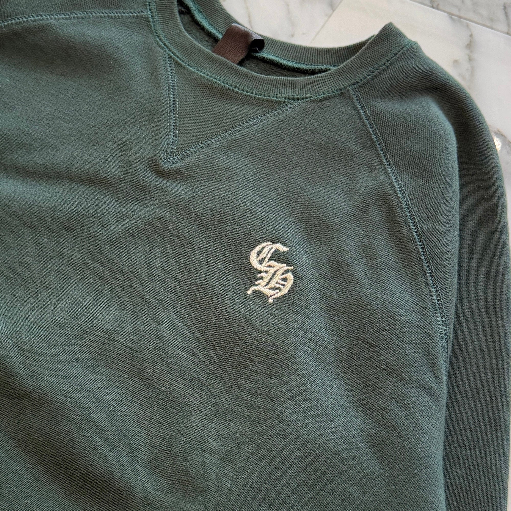 CHROME HEARTS Y NOT Lucky Patch SLO RIDE Crew Neck Sweat Shirt Size L クロムハーツ ワイノット ラッキーパッチ スローライド クルーネック スウェットシャツ サイズL