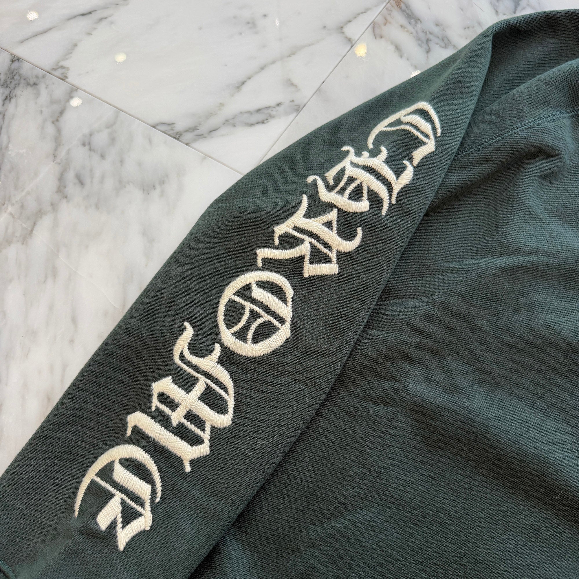 CHROME HEARTS Y NOT Lucky Patch SLO RIDE Crew Neck Sweat Shirt Size L クロムハーツ ワイノット ラッキーパッチ スローライド クルーネック スウェットシャツ サイズL