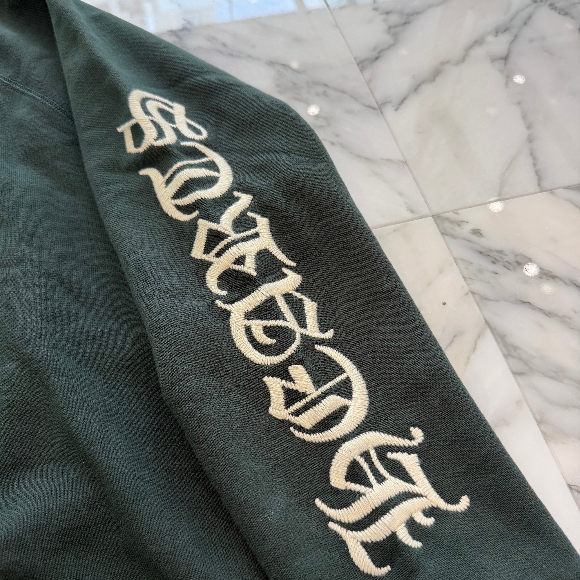 CHROME HEARTS Y NOT Lucky Patch SLO RIDE Crew Neck Sweat Shirt Size L クロムハーツ ワイノット ラッキーパッチ スローライド クルーネック スウェットシャツ サイズL