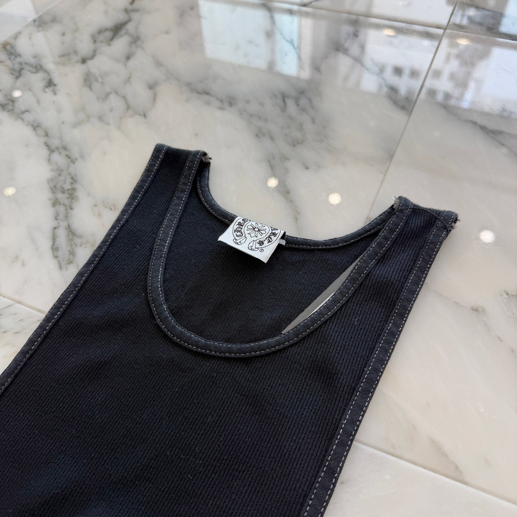 CHROME HEARTS Side Logo Fuck You Tank Top Size M クロムハーツ サイド ロゴ ファックユー タンクトップ サイズM