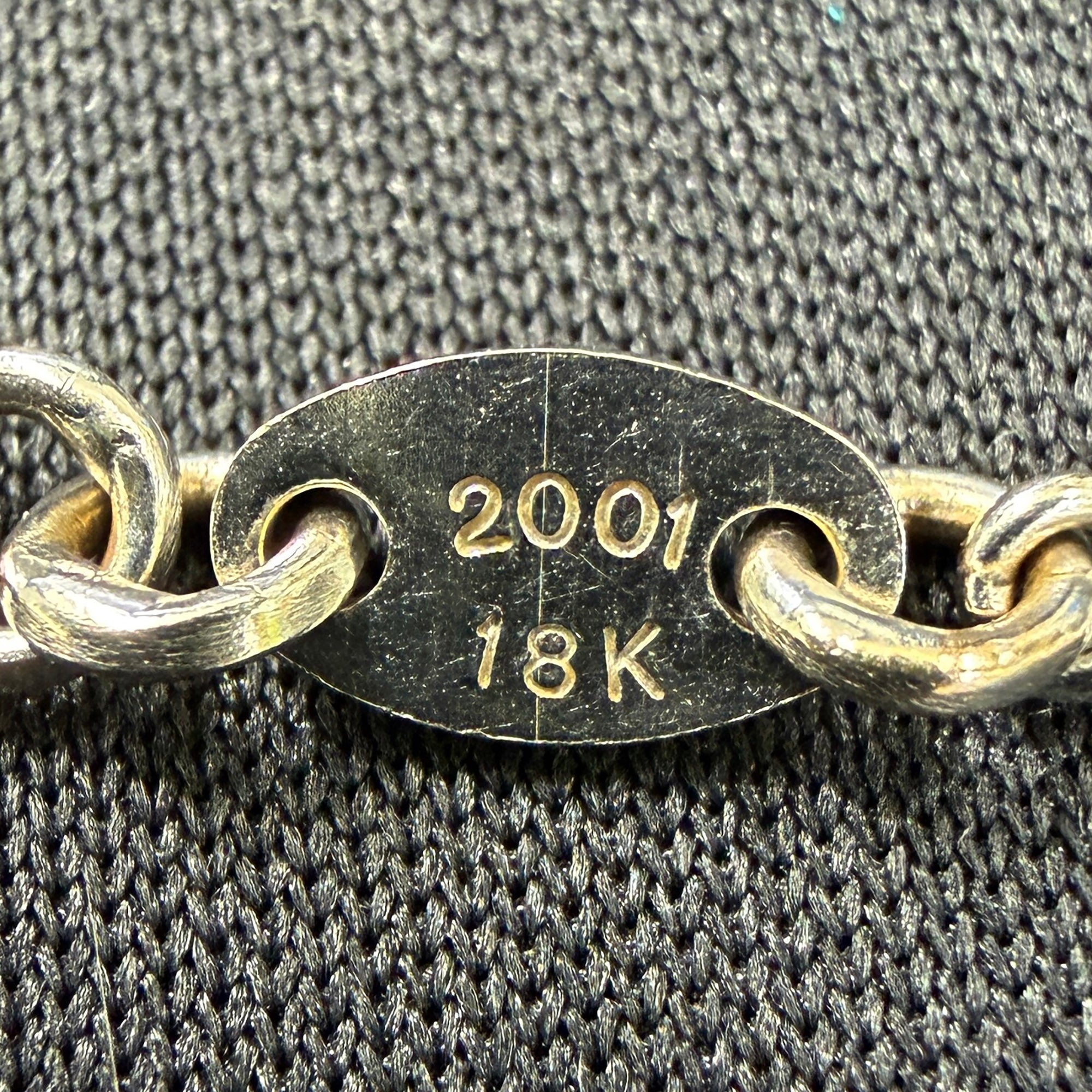 CHROME HEARTS 18K WG Twist Chain Necklace Size 24 Inch クロムハーツ 18K WG ツイストチェーン ネックレス サイズ24インチ