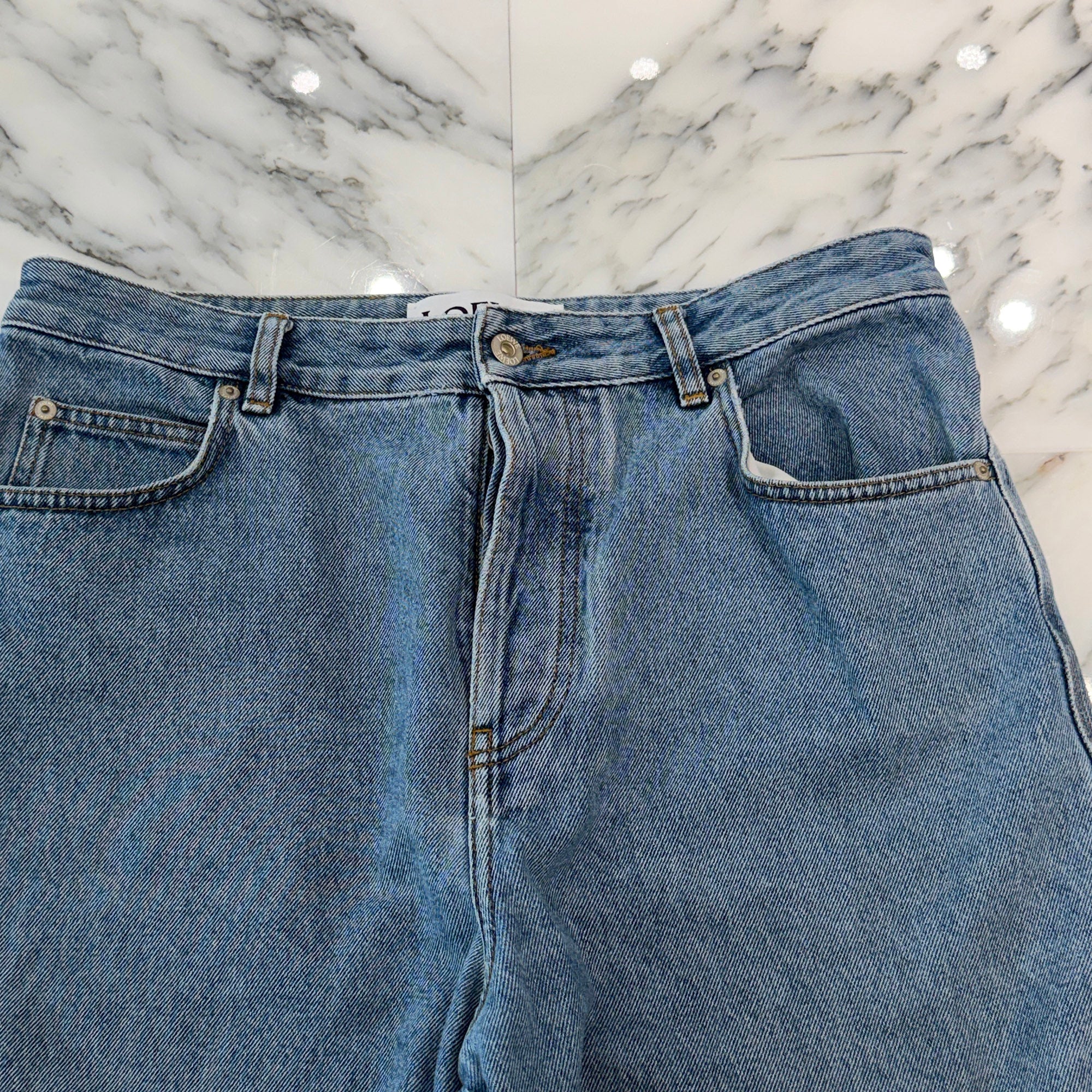 LOEWE 2023AW Anagram Baggy Jeans H526Y11X71 Size 50 ロエベ アナグラム バギー ジーンズ サイズ50