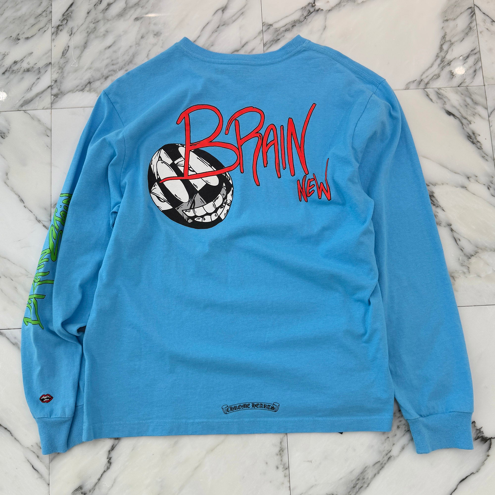 CHROME HEARTS × MATTY BOY 2024SS BRAIN NEW Long Sleeve Tee Size XL クロムハーツ × マッティボーイ ブレインニュー ロングスリーブTシャツ サイズXL