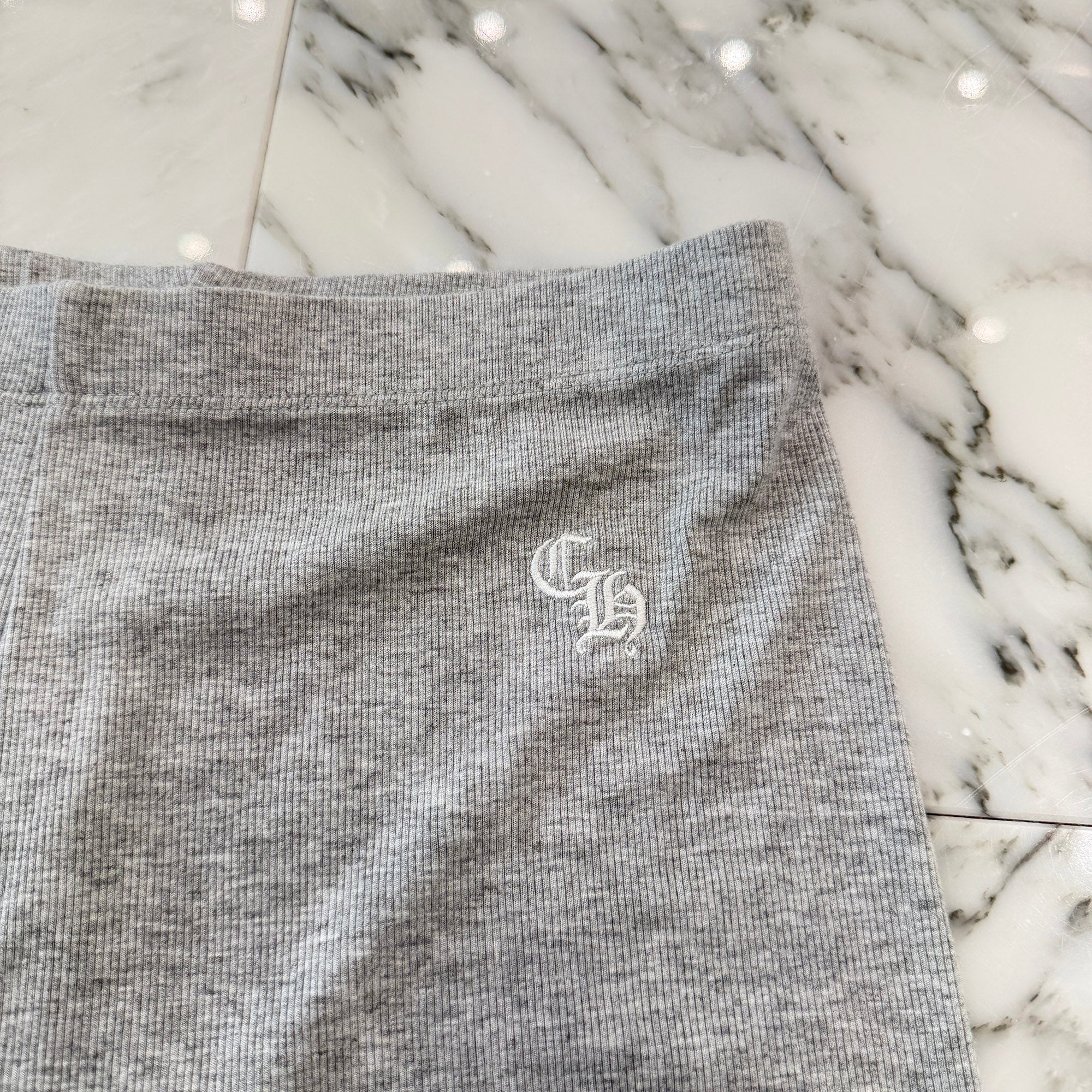 CHROME HEARTS Y NOT CH Logo Embroidery Thermal Shorts Size S クロムハーツ ワイノット CHロゴ刺繍 サーマルショーツ サイズS