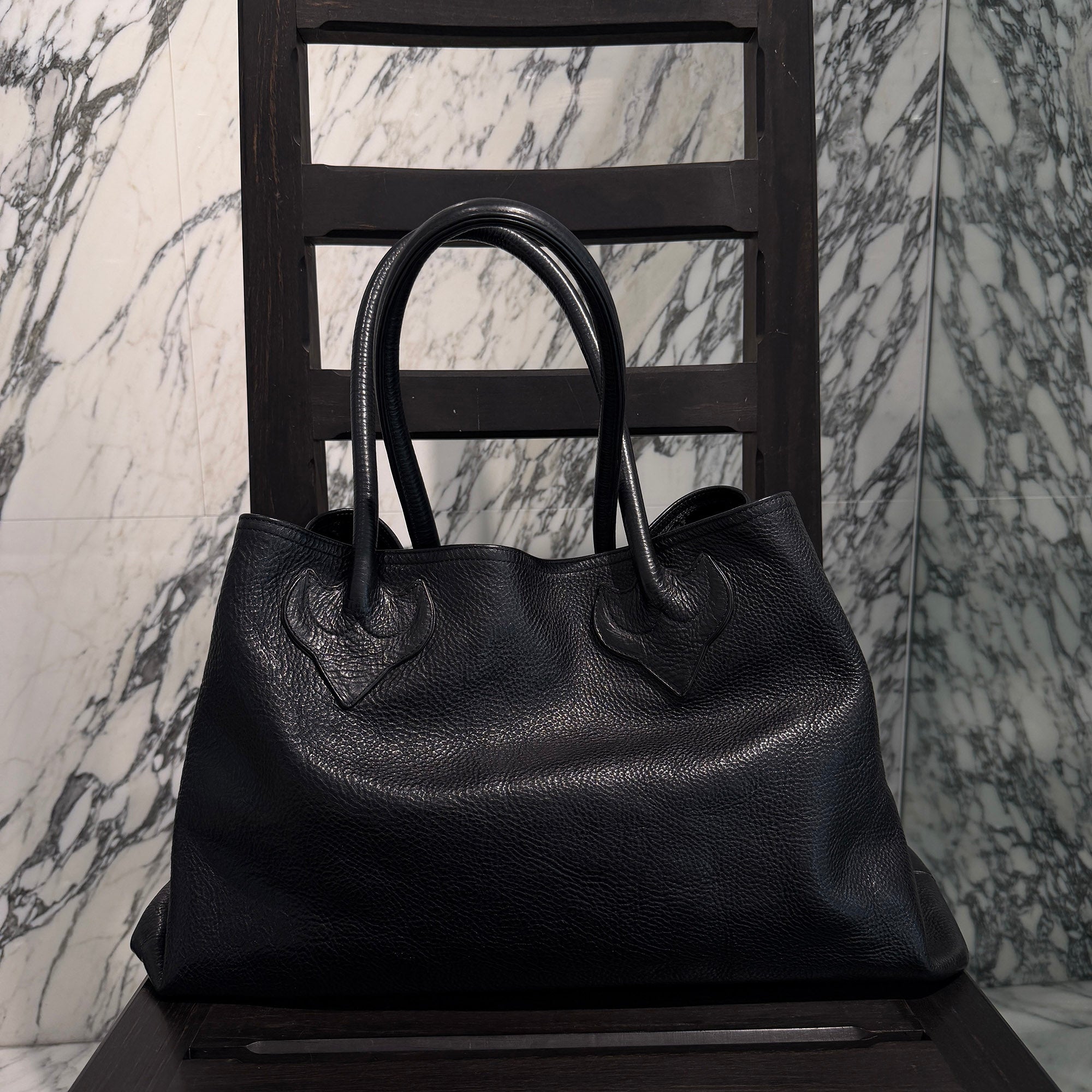 CHROME HEARTS BS Flare FS Leather Tote Bag クロムハーツ BSフレア FS レザートートバッグ