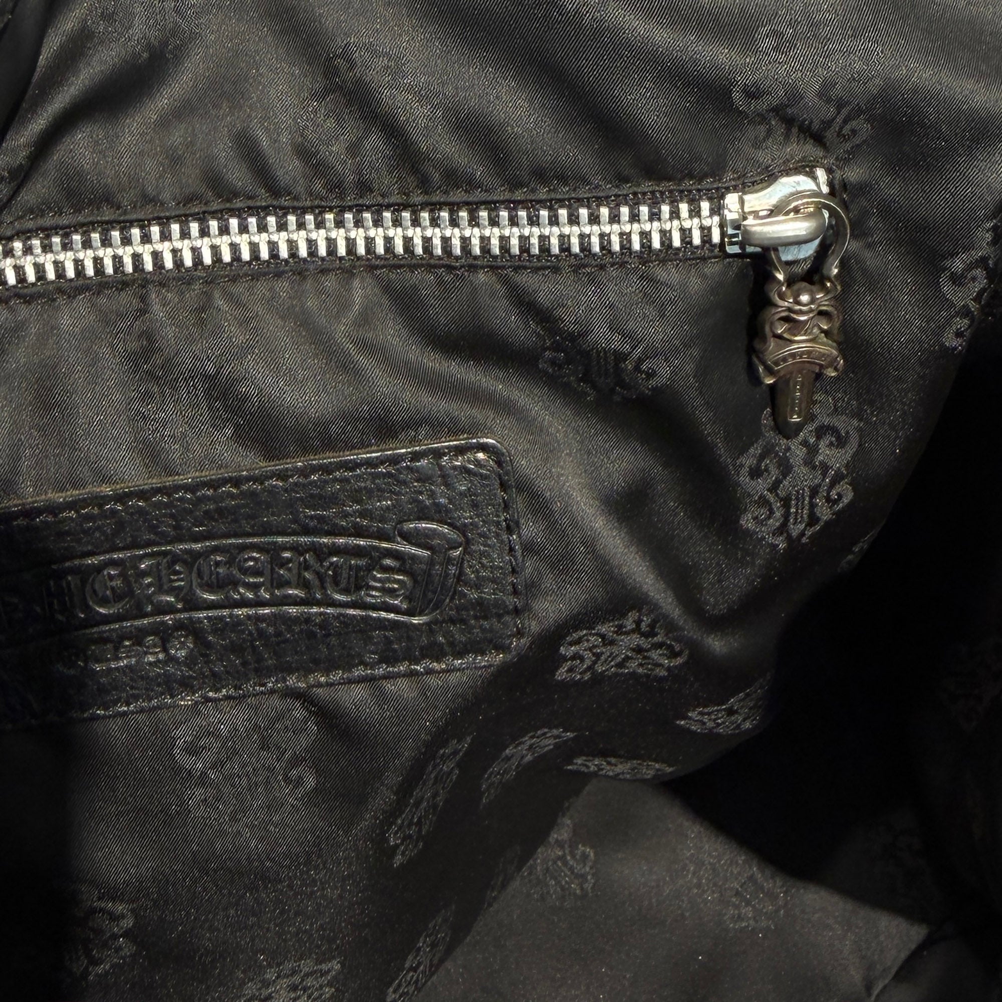 CHROME HEARTS BS Flare FS Leather Tote Bag クロムハーツ BSフレア FS レザートートバッグ