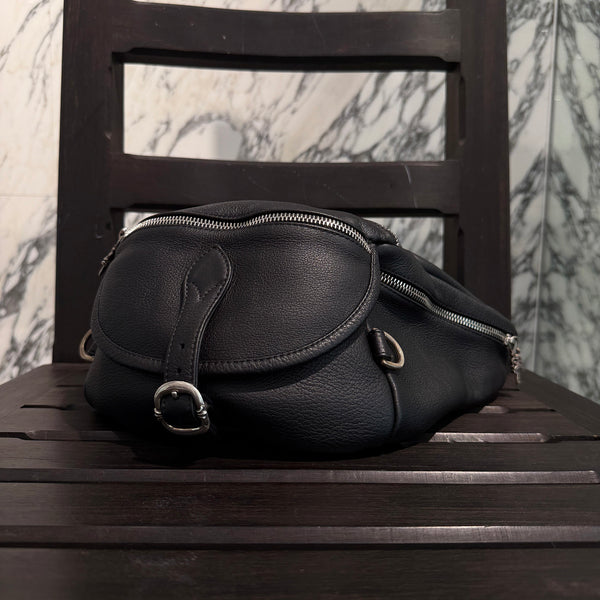 CHROME HEARTS SNAT PACK Leather Shoulder Bag クロムハーツ スナットパック レザー ショルダーバッグ