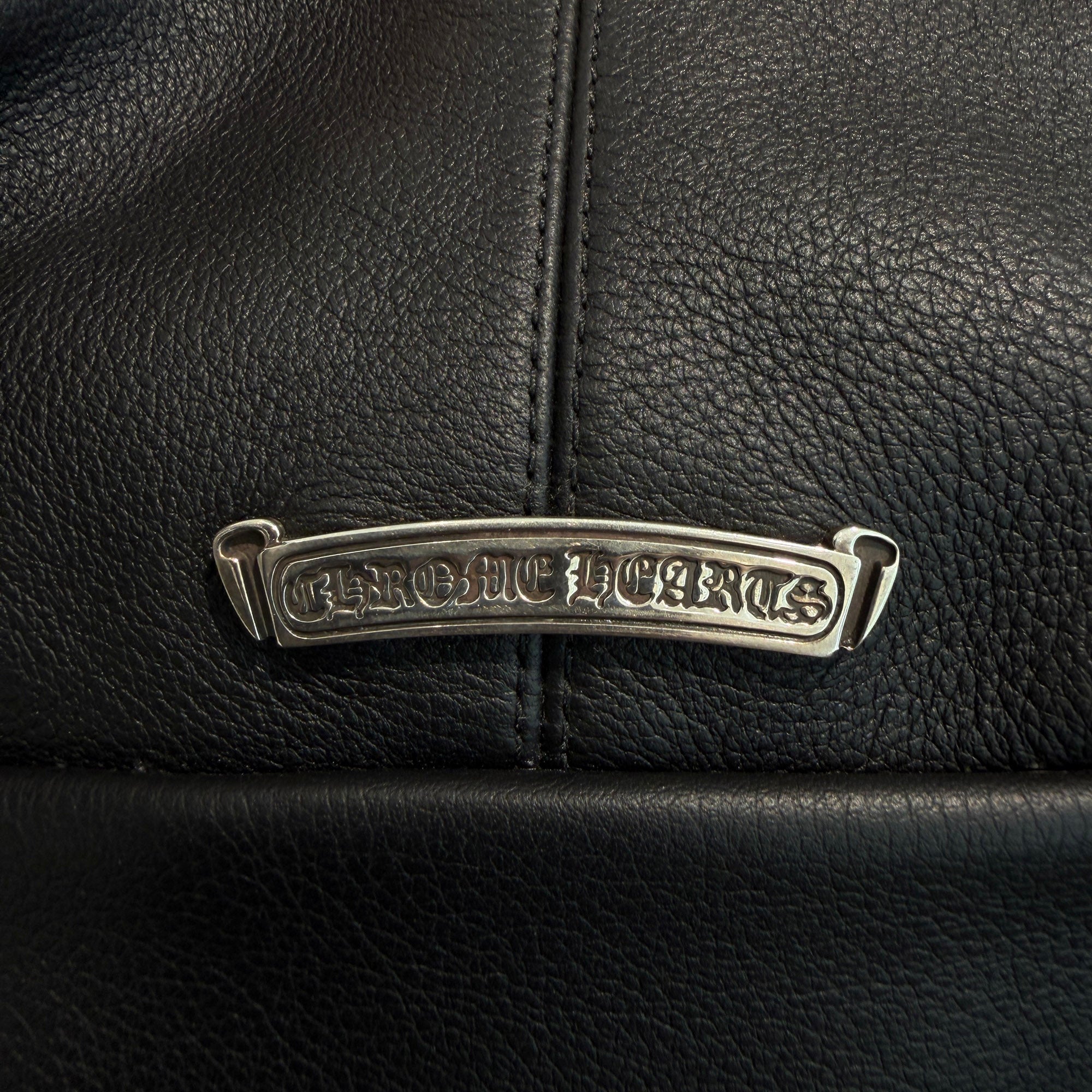 CHROME HEARTS SNAT PACK Leather Shoulder Bag クロムハーツ スナットパック レザー ショルダーバッグ