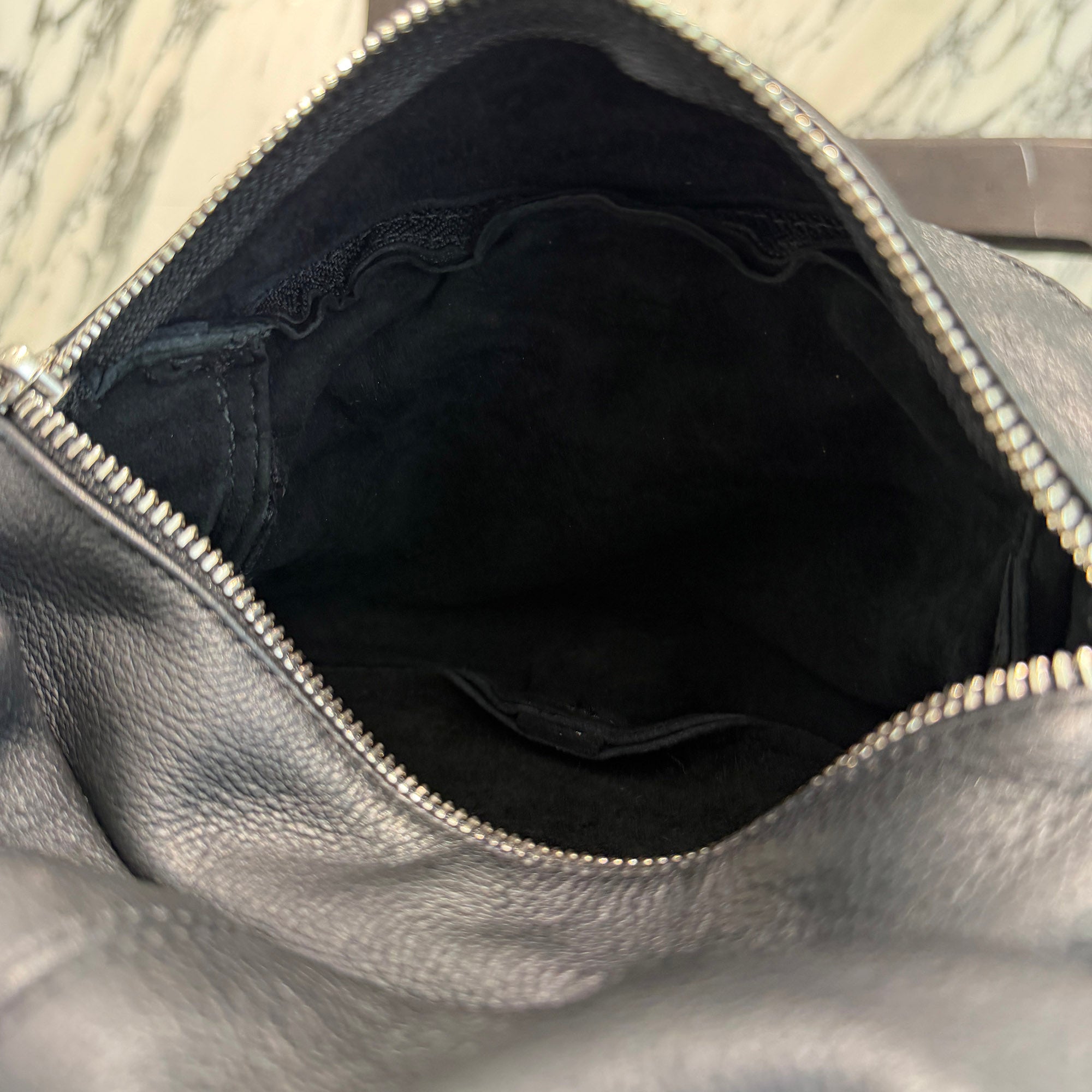 CHROME HEARTS SNAT PACK Leather Shoulder Bag クロムハーツ スナットパック レザー ショルダーバッグ